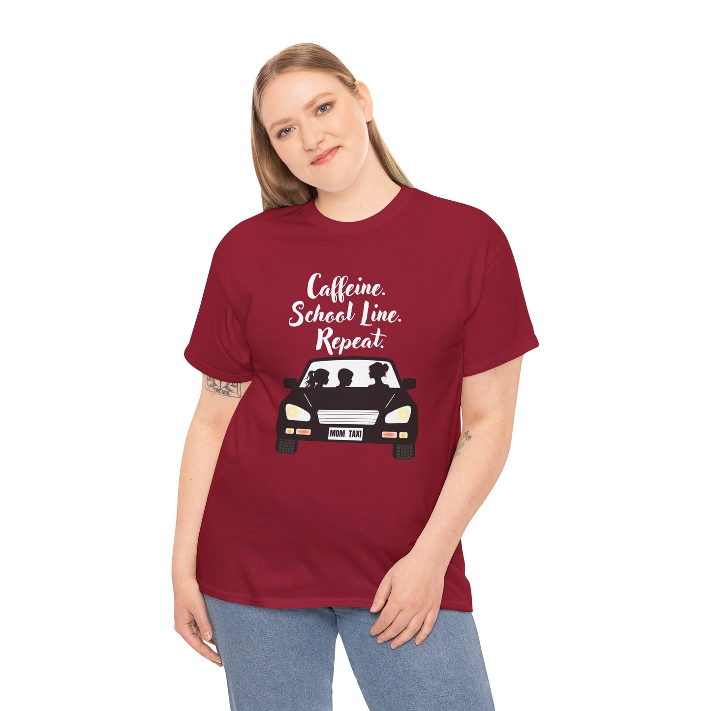Retro Car Ride Unisex Heavy Cotton Tee - Fun Adventure Graphic Tee