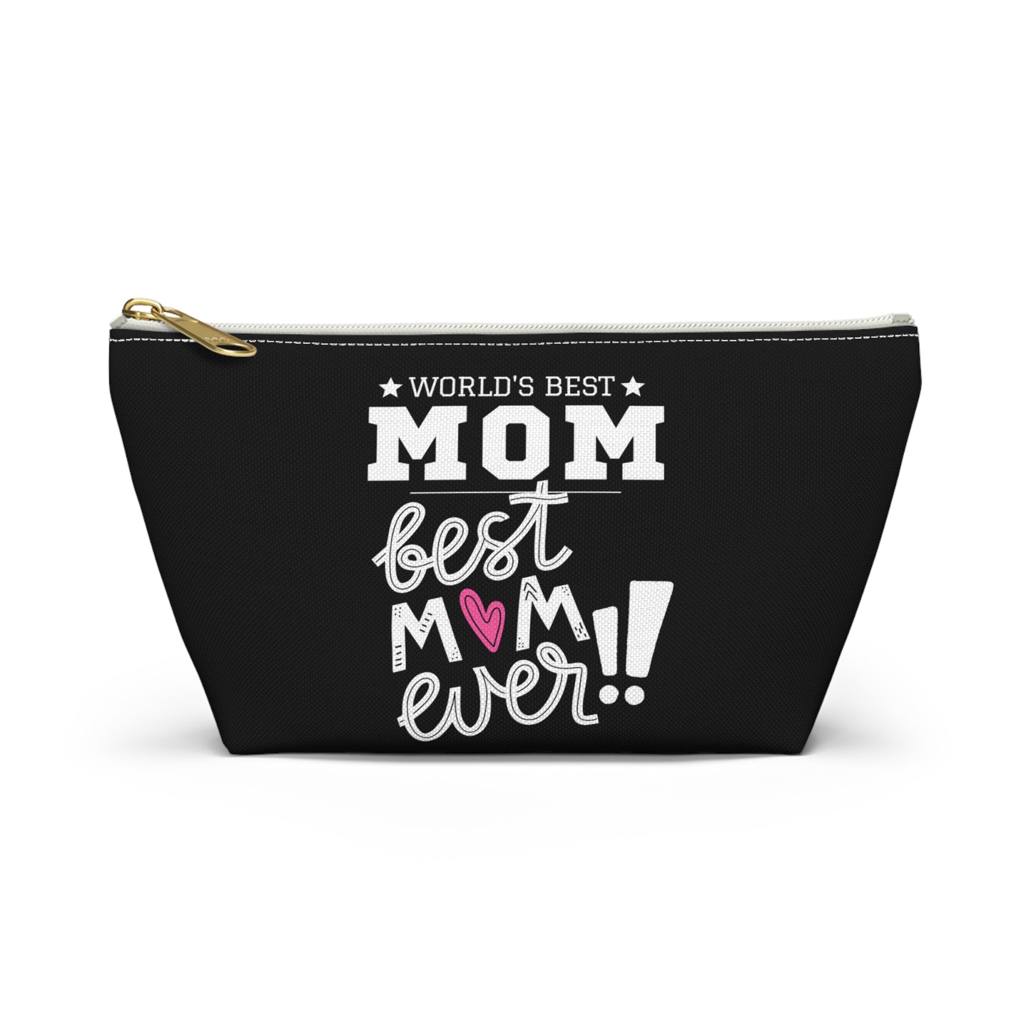 World's Best Mom Accessory Pouch - Perfect Gift for Mother's Day