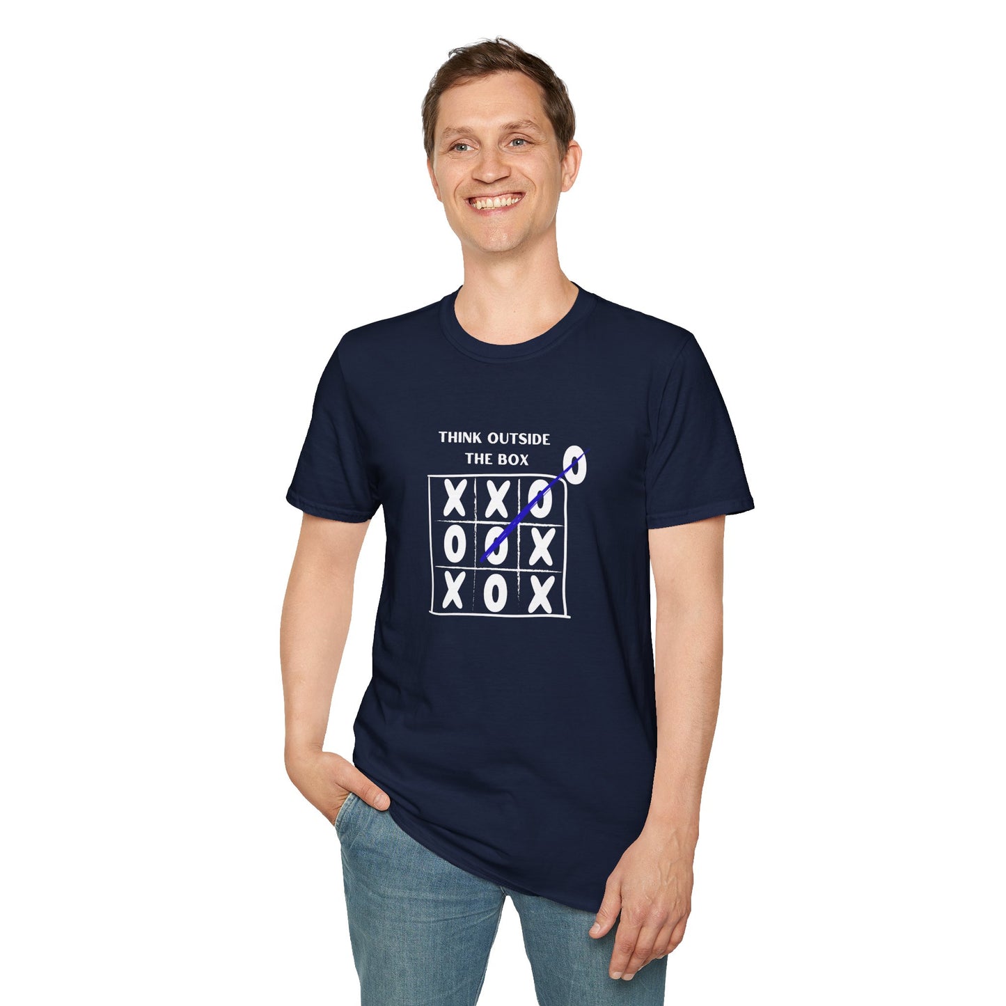 Think Outside the Box Unisex T-Shirt - Creative & Motivational Graphic Tee