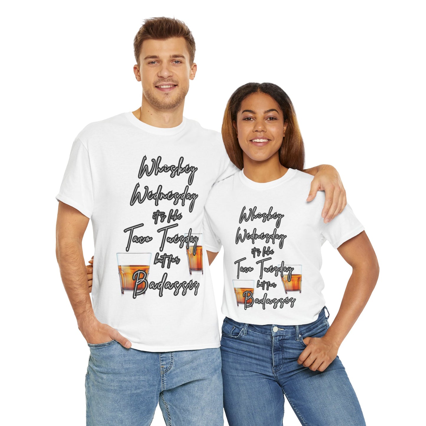 Whiskey Wednesday, Unisex Heavy Cotton Tee