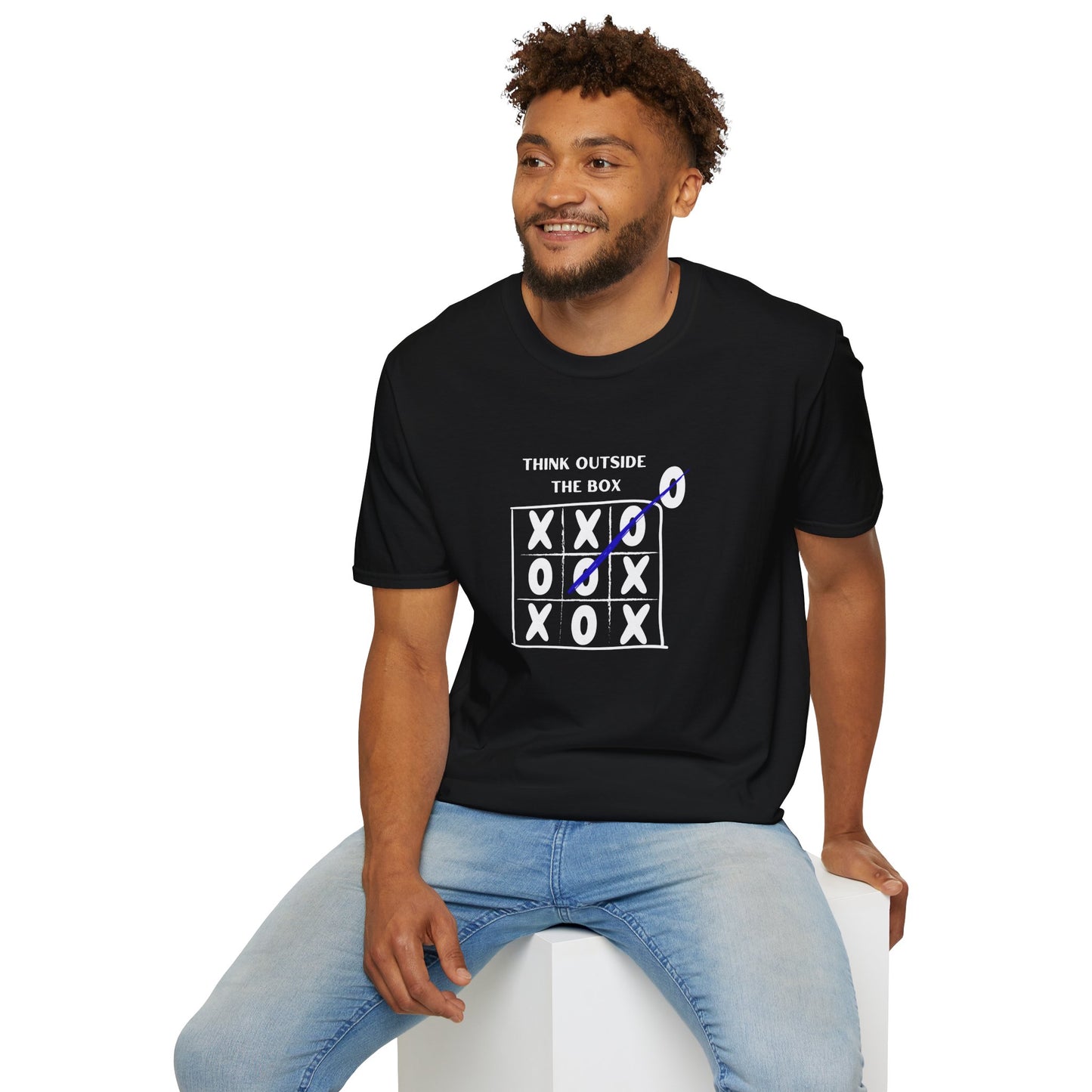 Think Outside the Box Unisex T-Shirt - Creative & Motivational Graphic Tee