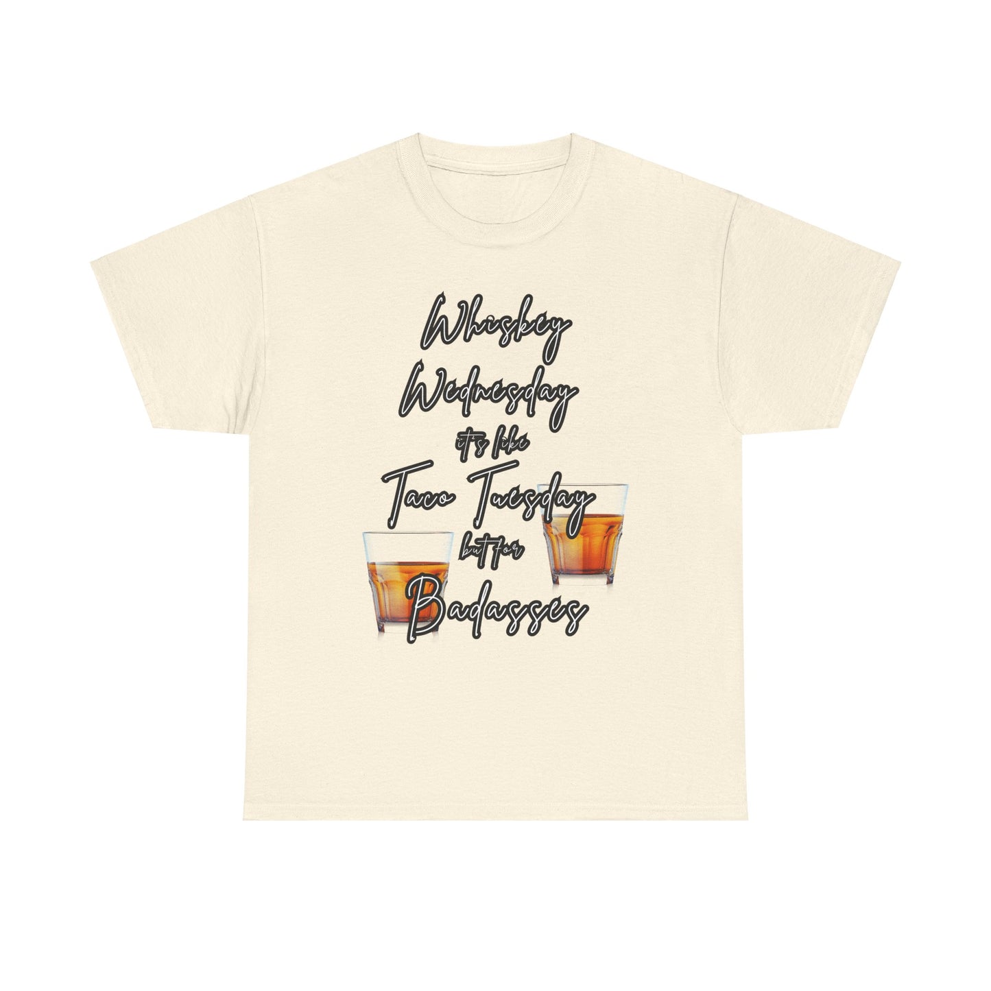 Whiskey Wednesday, Unisex Heavy Cotton Tee
