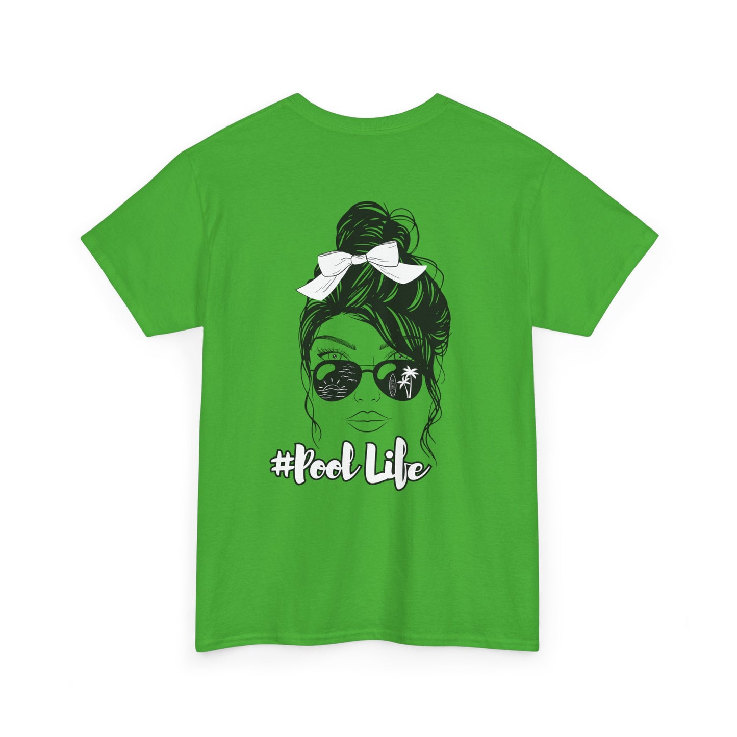#Pool Life, Unisex Heavy Cotton Tee - Vibrant Summer Vibes