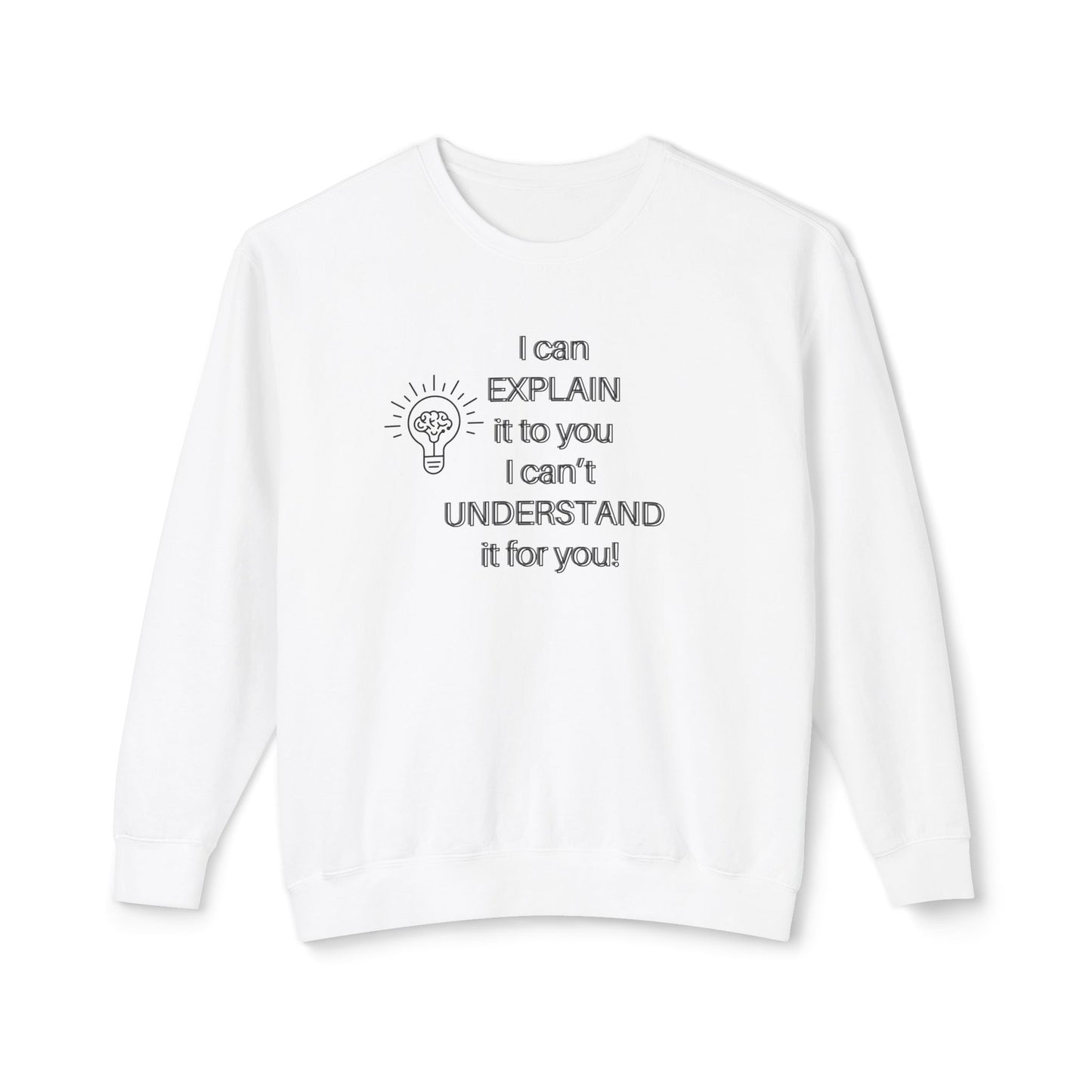 Crewneck Sweatshirt - I Can Explain It to You but I Can't Understand It for You