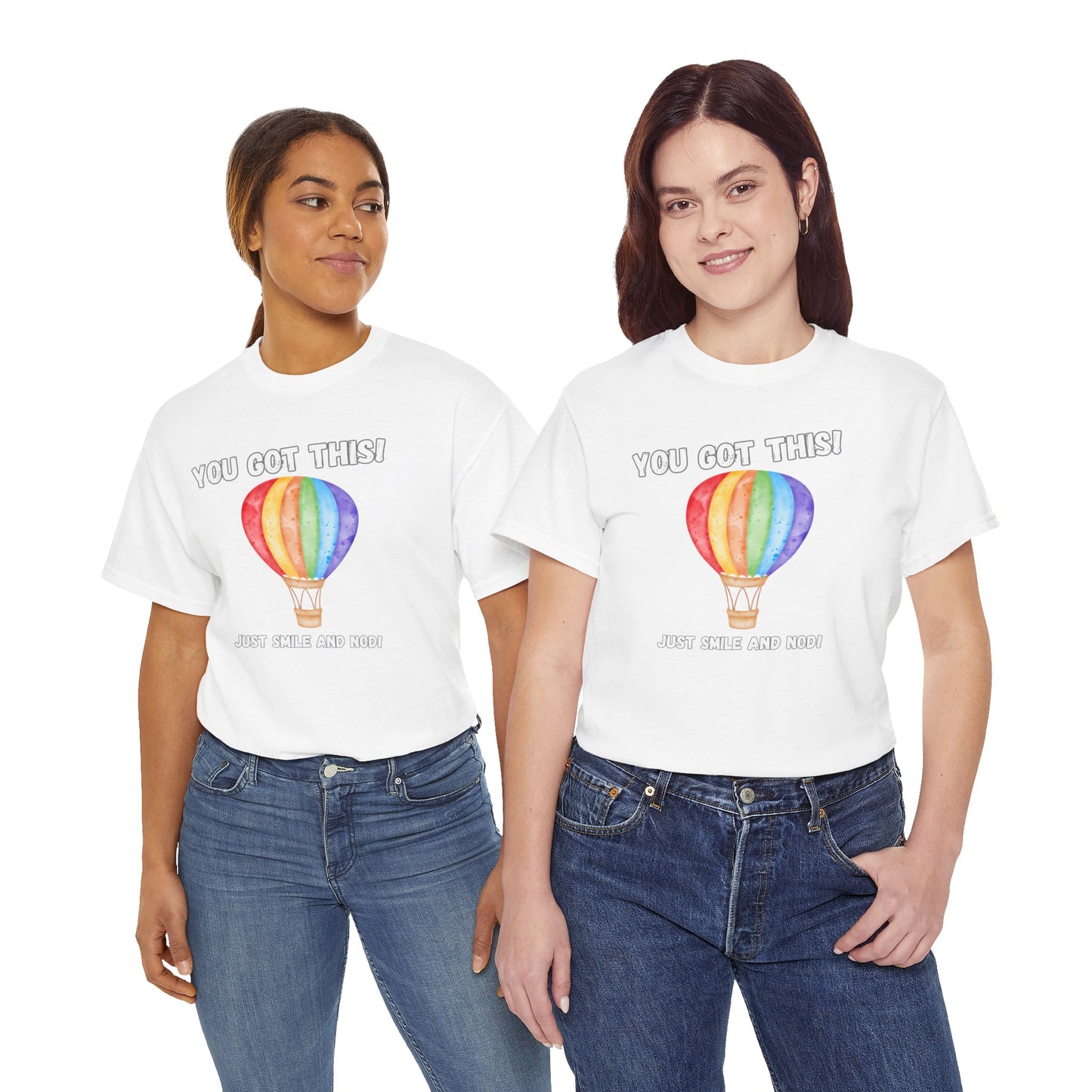 Inspirational Hot Air Balloon Tee - "You Got This!"