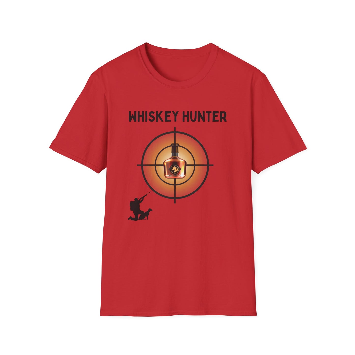 Whiskey Hunter Unisex Softstyle T-Shirt - For Hunting Enthusiasts