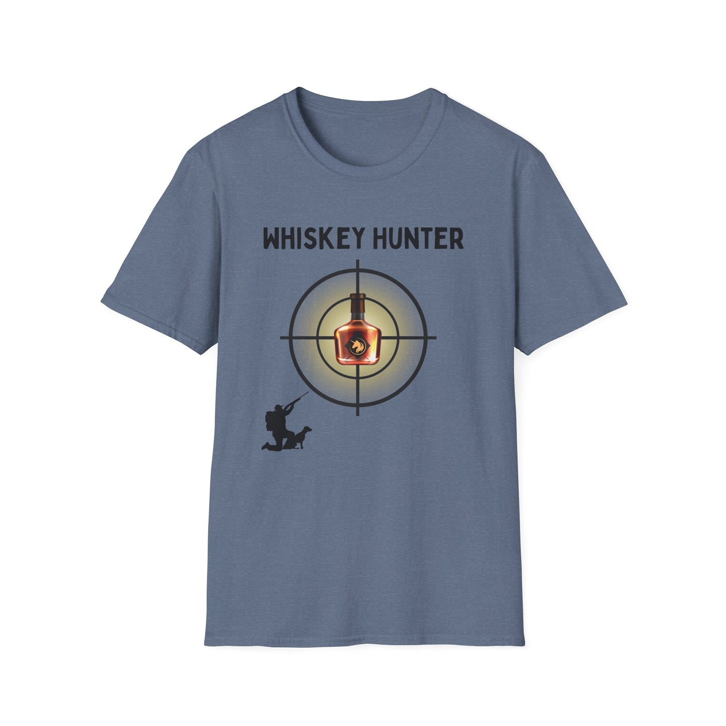 Whiskey Hunter Unisex Softstyle T-Shirt - For Hunting Enthusiasts