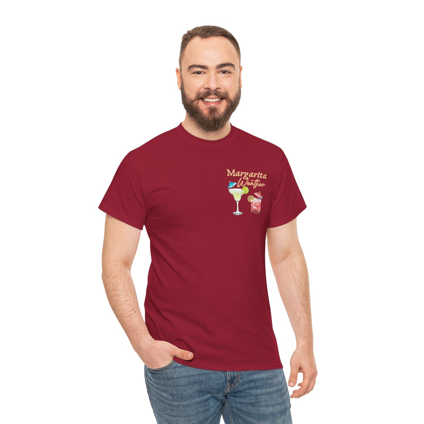 Margarita Vibe Unisex Heavy Cotton Tee, Perfect for Summer Gatherings, Beach Days, Birthday Celebrations, Drink Lovers, Casual Wear