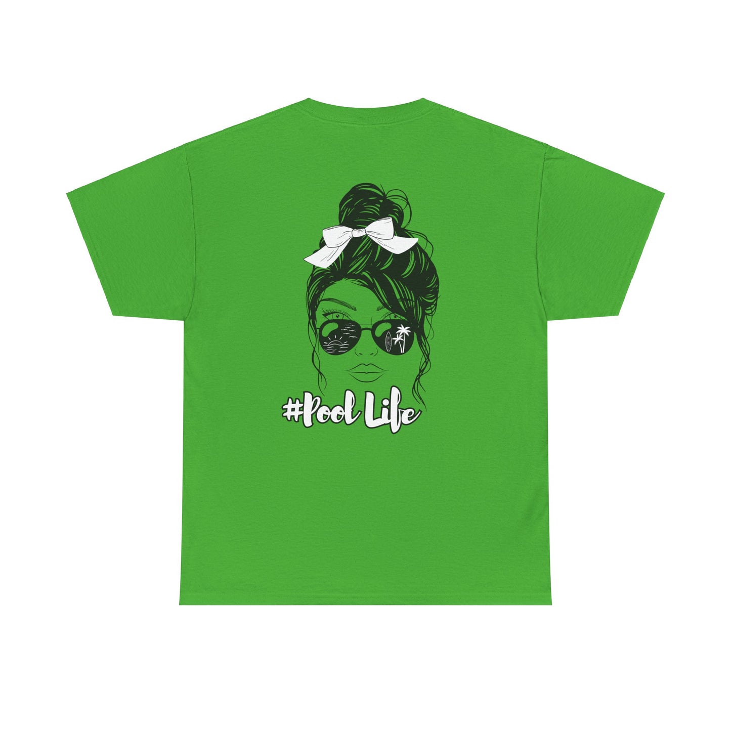 #Pool Life, Unisex Heavy Cotton Tee - Vibrant Summer Vibes