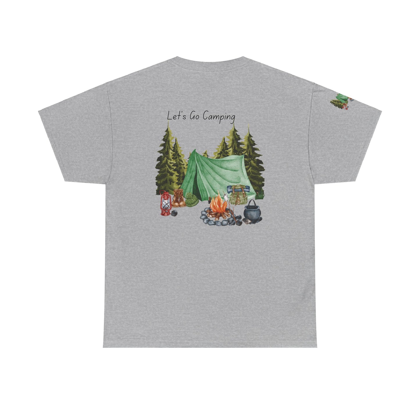 Fucking In Tents - Outdoor Adventure Camping Tee - Unisex Heavy Cotton Shirt with Nature Design