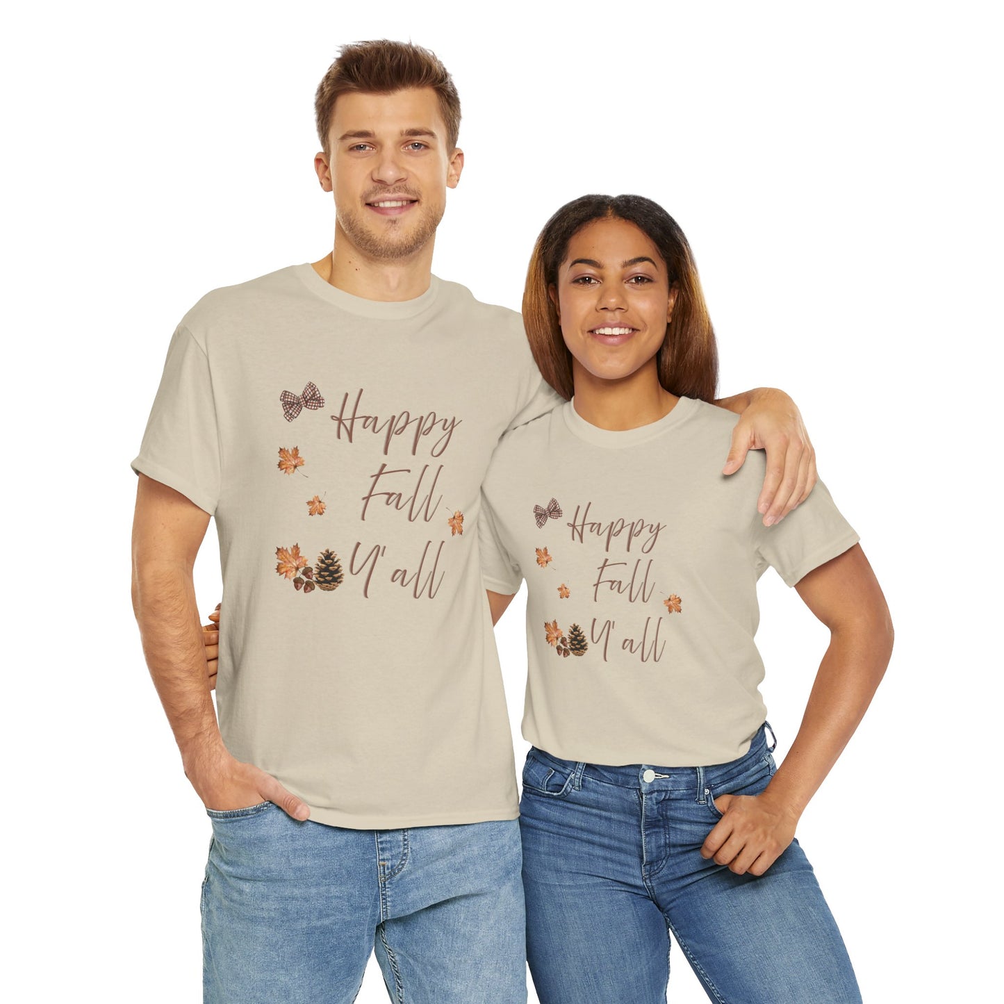 Happy Full Y'all Unisex Heavy Cozy Tee