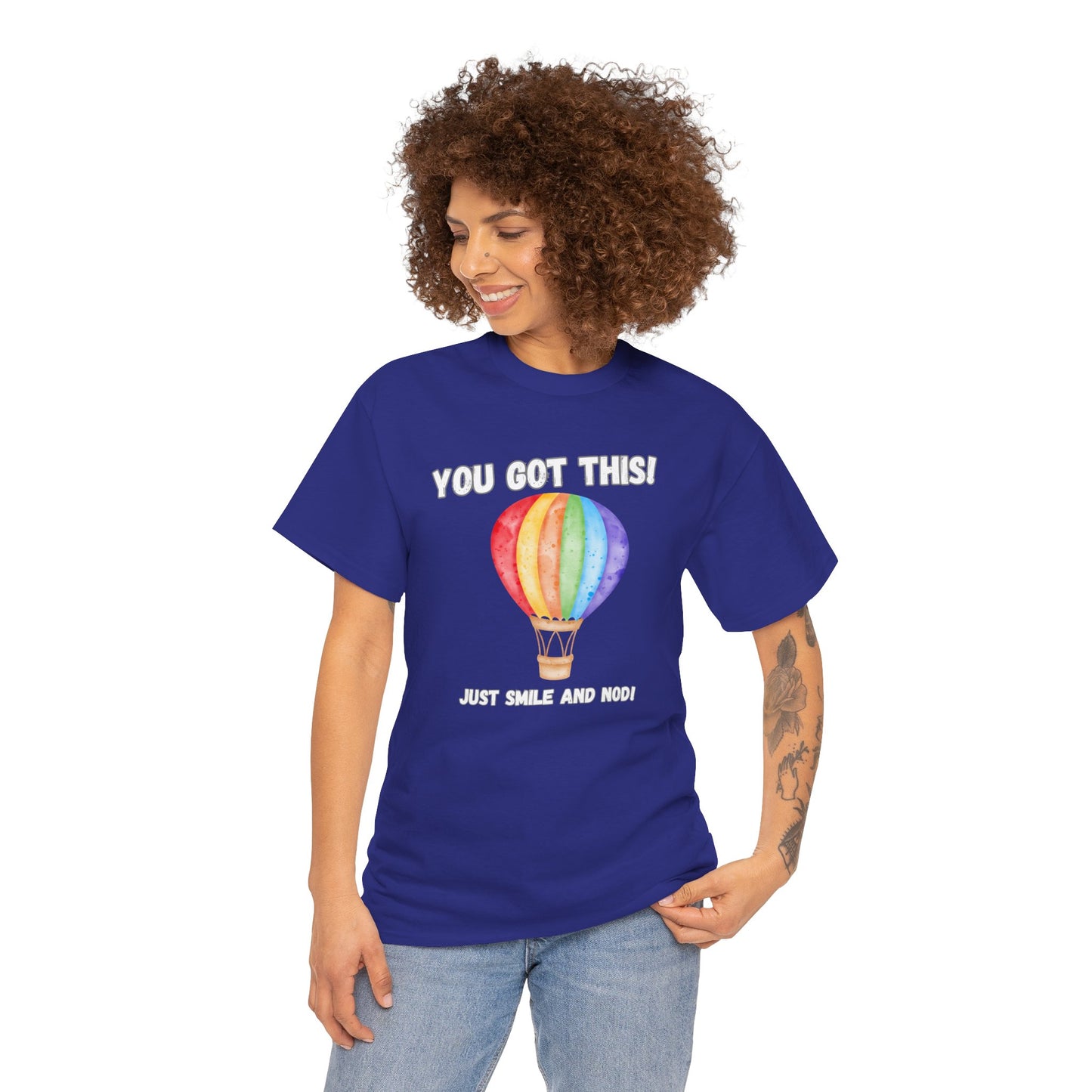 Inspirational Hot Air Balloon Tee - "You Got This!"