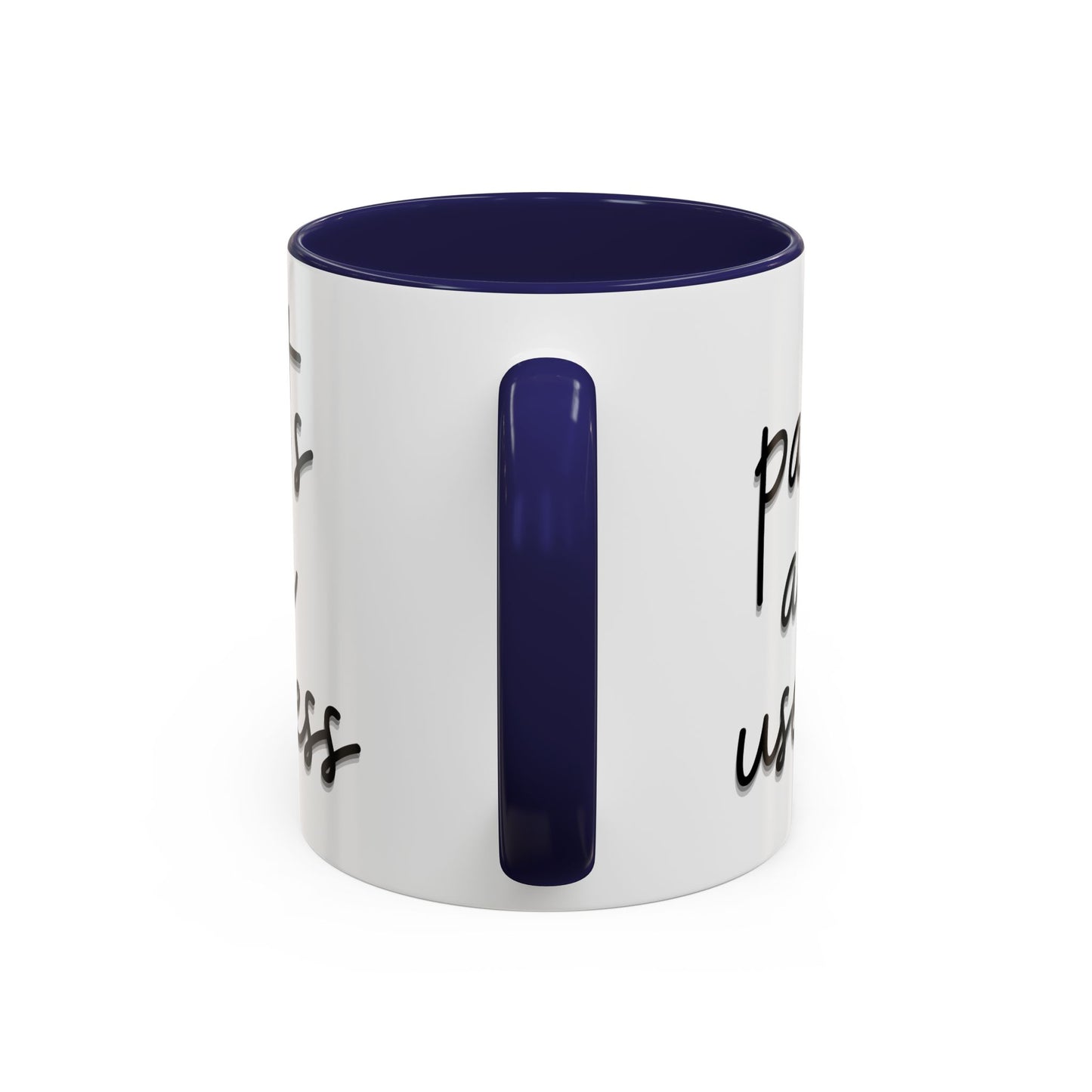 Pants are useless, Accent Coffee Mug (11, 15oz)