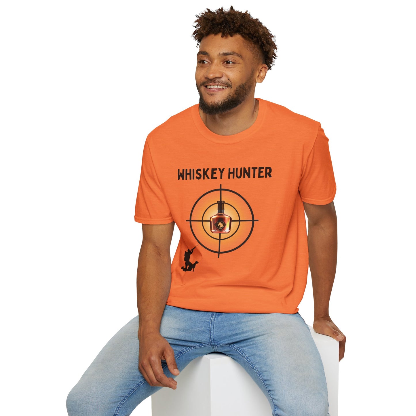Whiskey Hunter Unisex Softstyle T-Shirt - For Hunting Enthusiasts