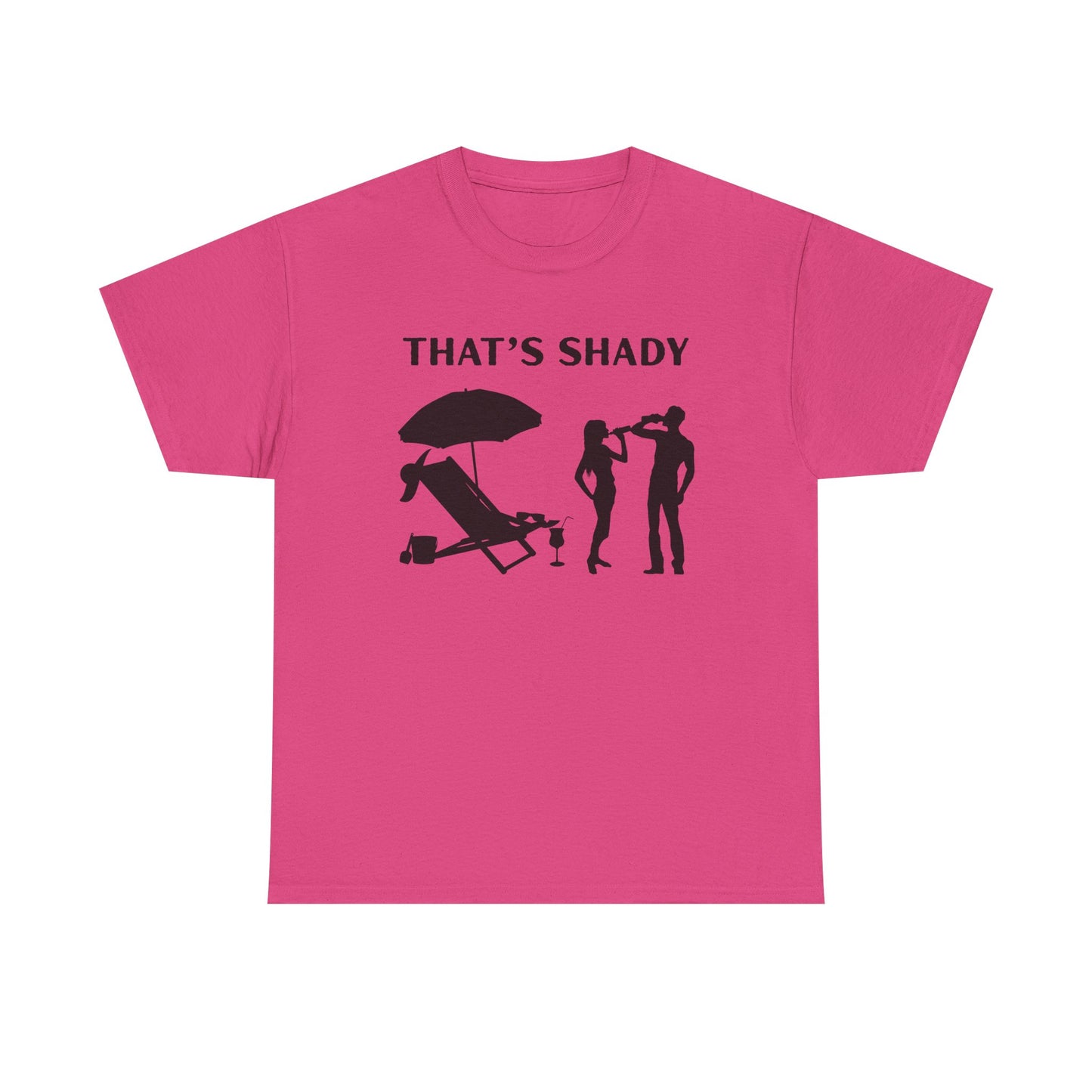 Funny Summer Tee, That's Shady Quote T-Shirt, Beach Dad Gift, Pool Party Outfits, Vacation Humor Tee, Unisex Cotton Shirt