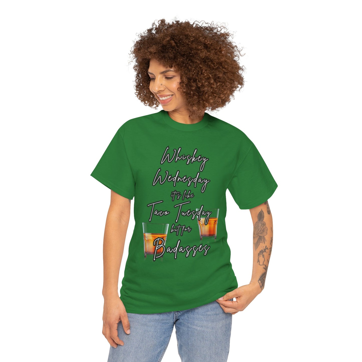 Whiskey Wednesday, Unisex Heavy Cotton Tee