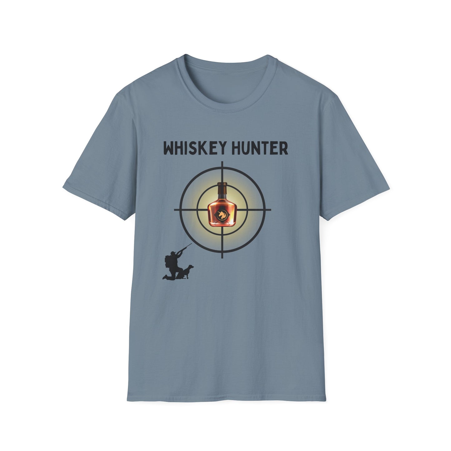 Whiskey Hunter Unisex Softstyle T-Shirt - For Hunting Enthusiasts