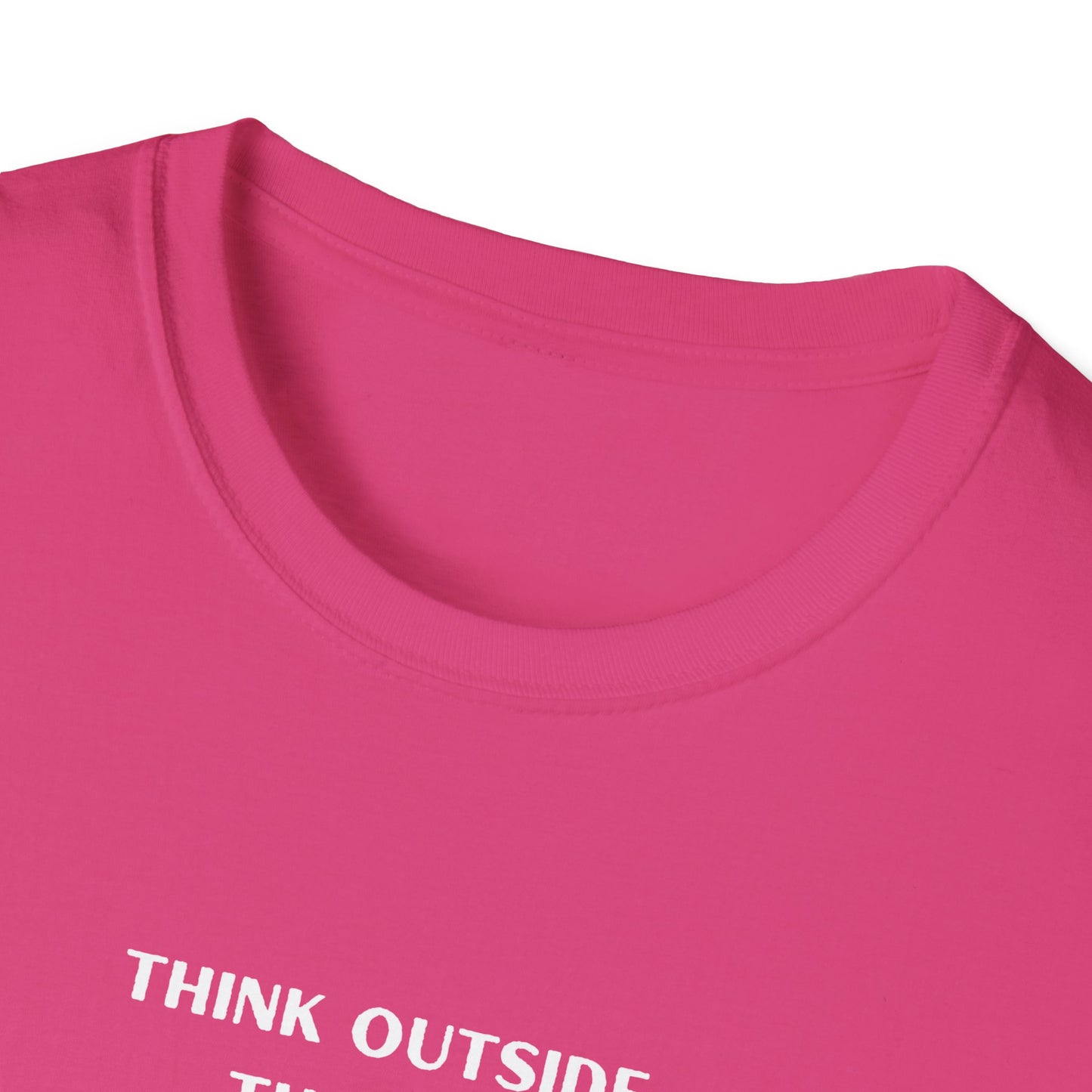 Think Outside the Box Unisex T-Shirt - Creative & Motivational Graphic Tee