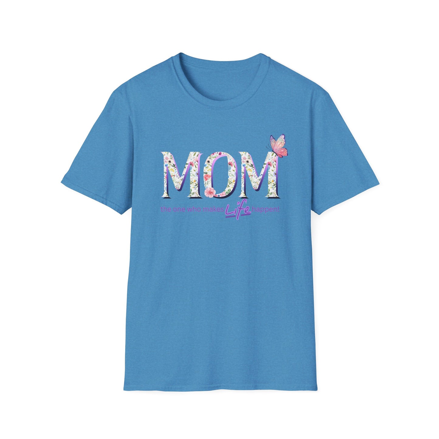 Floral Butterfly MOM T-Shirt - Perfect Gift for Mother's Day