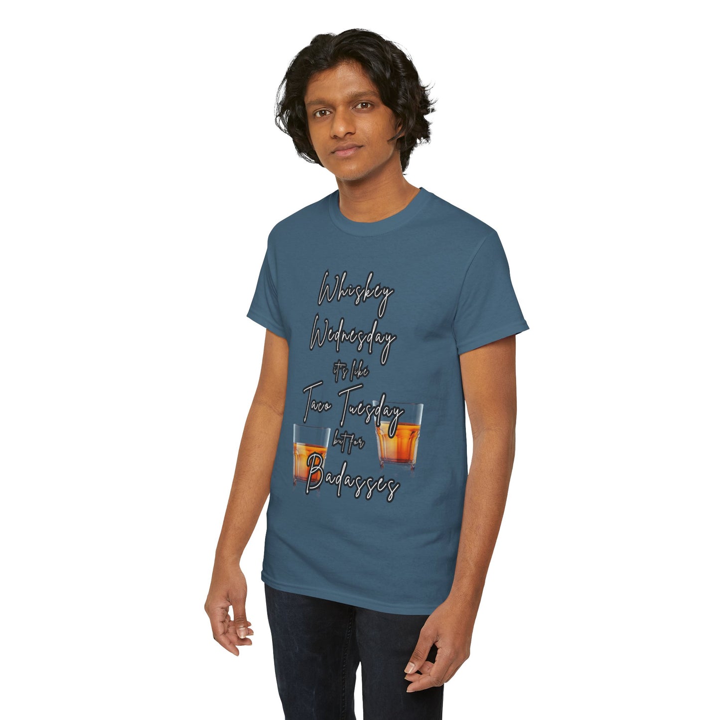 Whiskey Wednesday, Unisex Heavy Cotton Tee