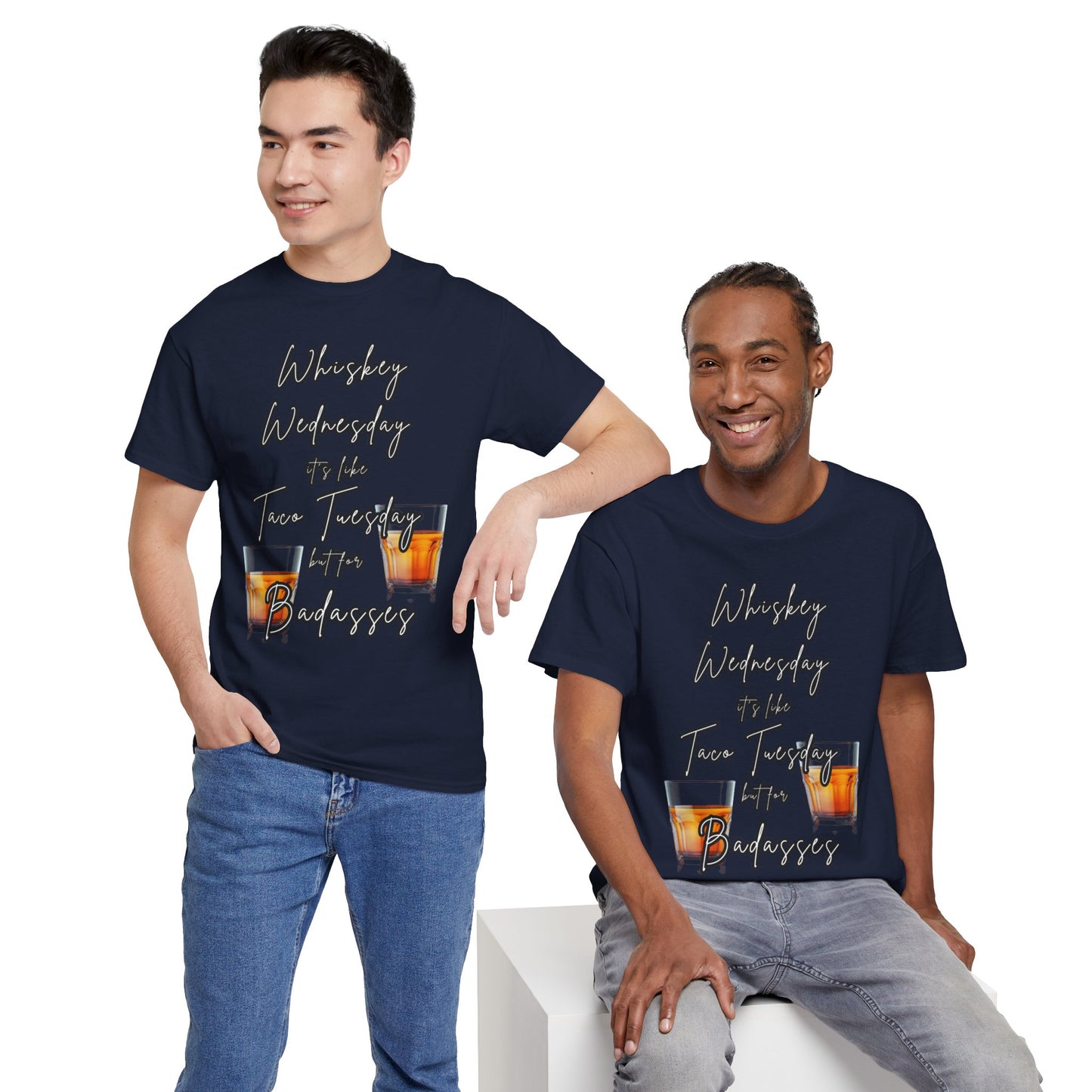 Whiskey Wednesday, Unisex Heavy Cotton Tee