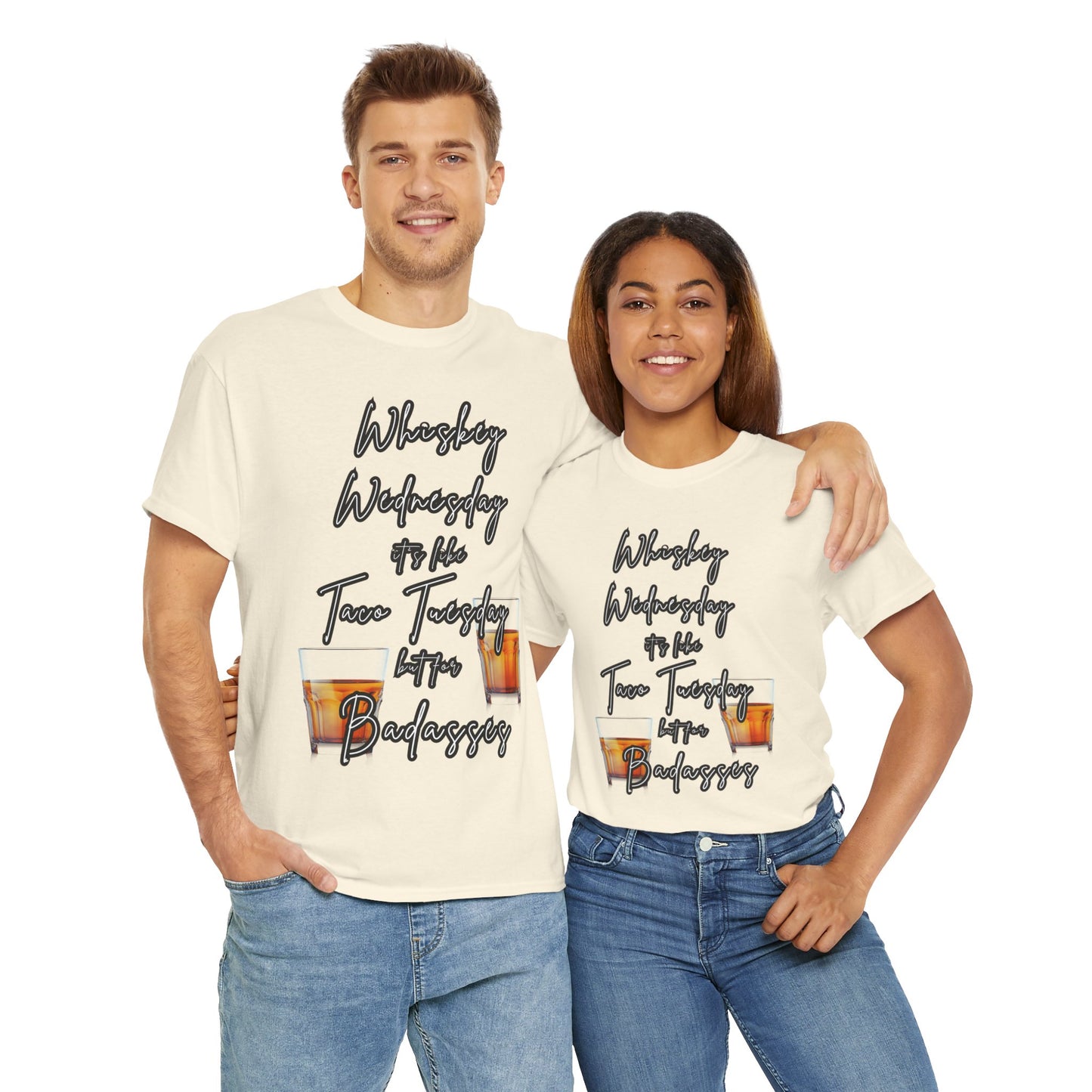 Whiskey Wednesday, Unisex Heavy Cotton Tee