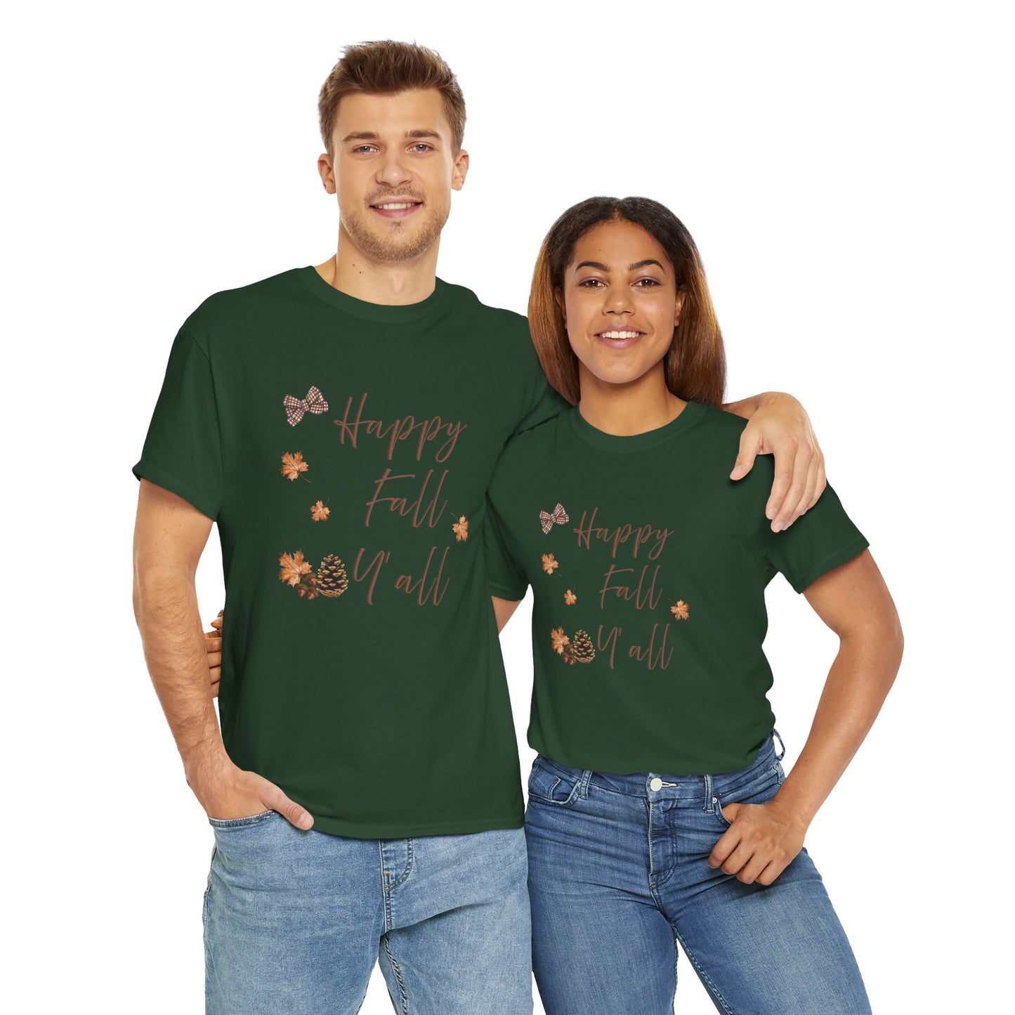 Happy Full Y'all Unisex Heavy Cozy Tee