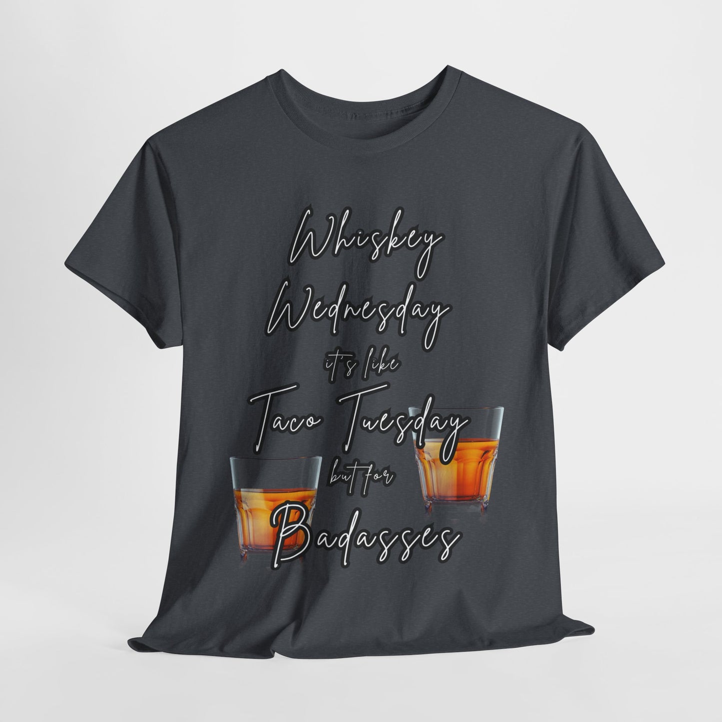 Whiskey Wednesday, Unisex Heavy Cotton Tee