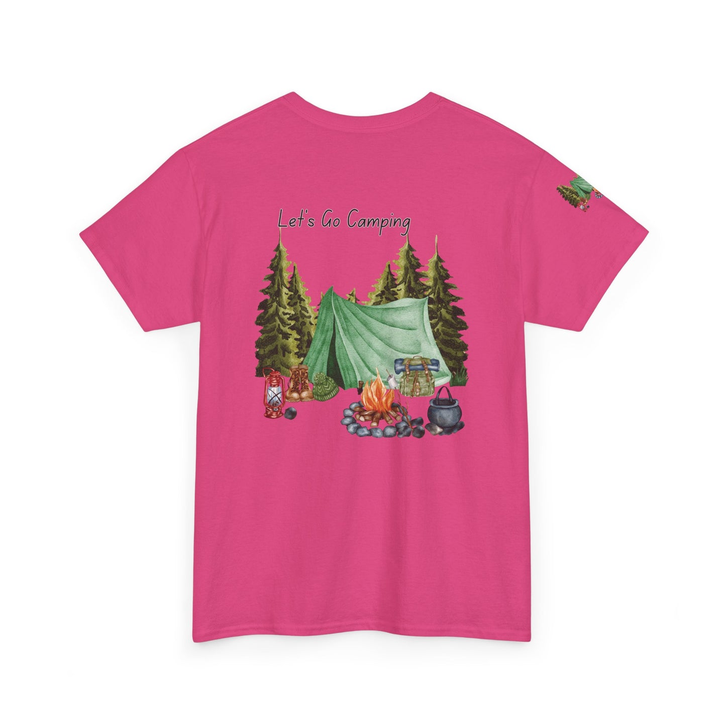Fucking In Tents - Outdoor Adventure Camping Tee - Unisex Heavy Cotton Shirt with Nature Design