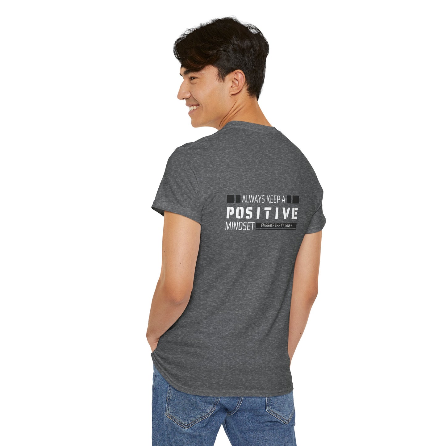 Positive Mindset Unisex Heavy Cotton Tee - Inspiring Daily Wear
