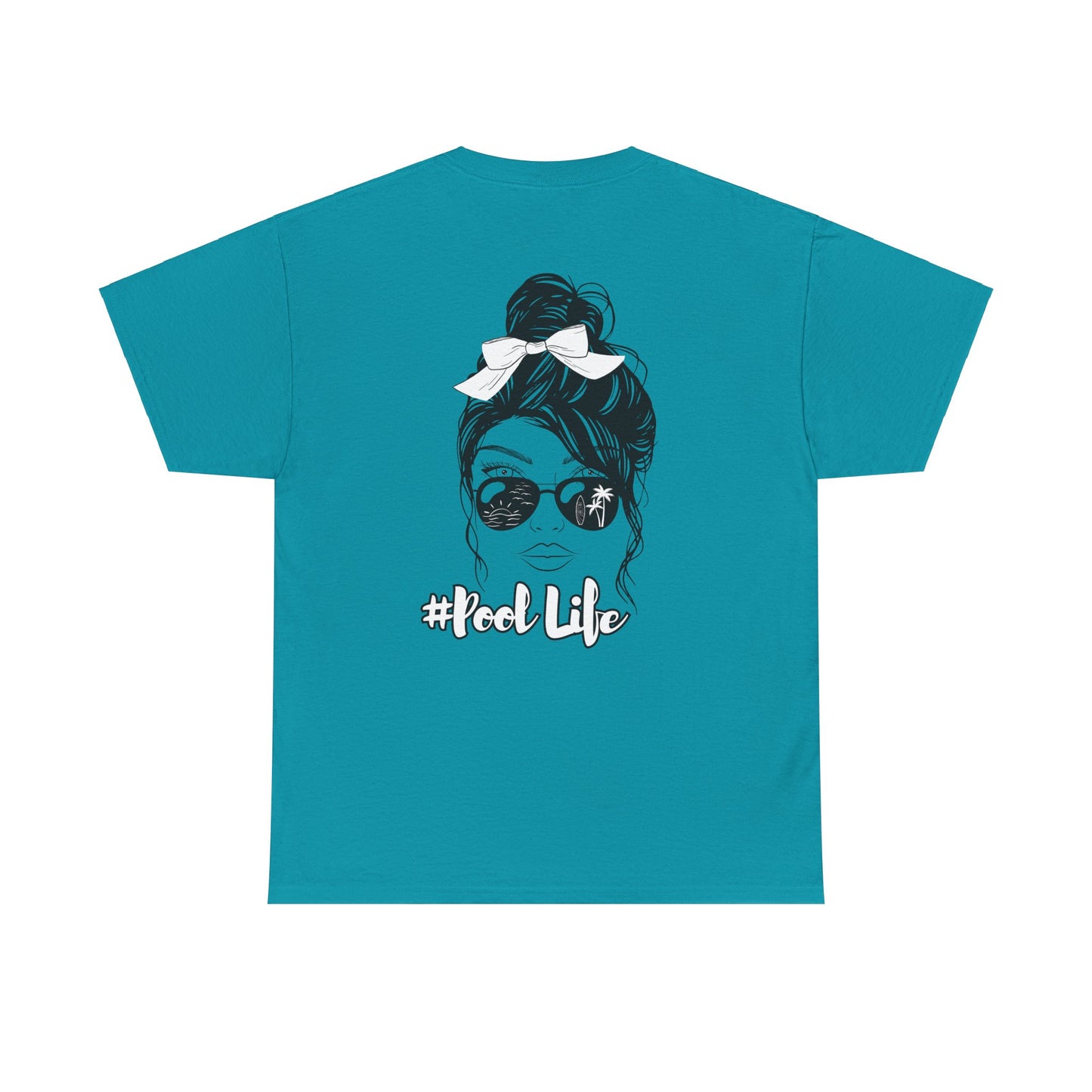 #Pool Life, Unisex Heavy Cotton Tee - Vibrant Summer Vibes