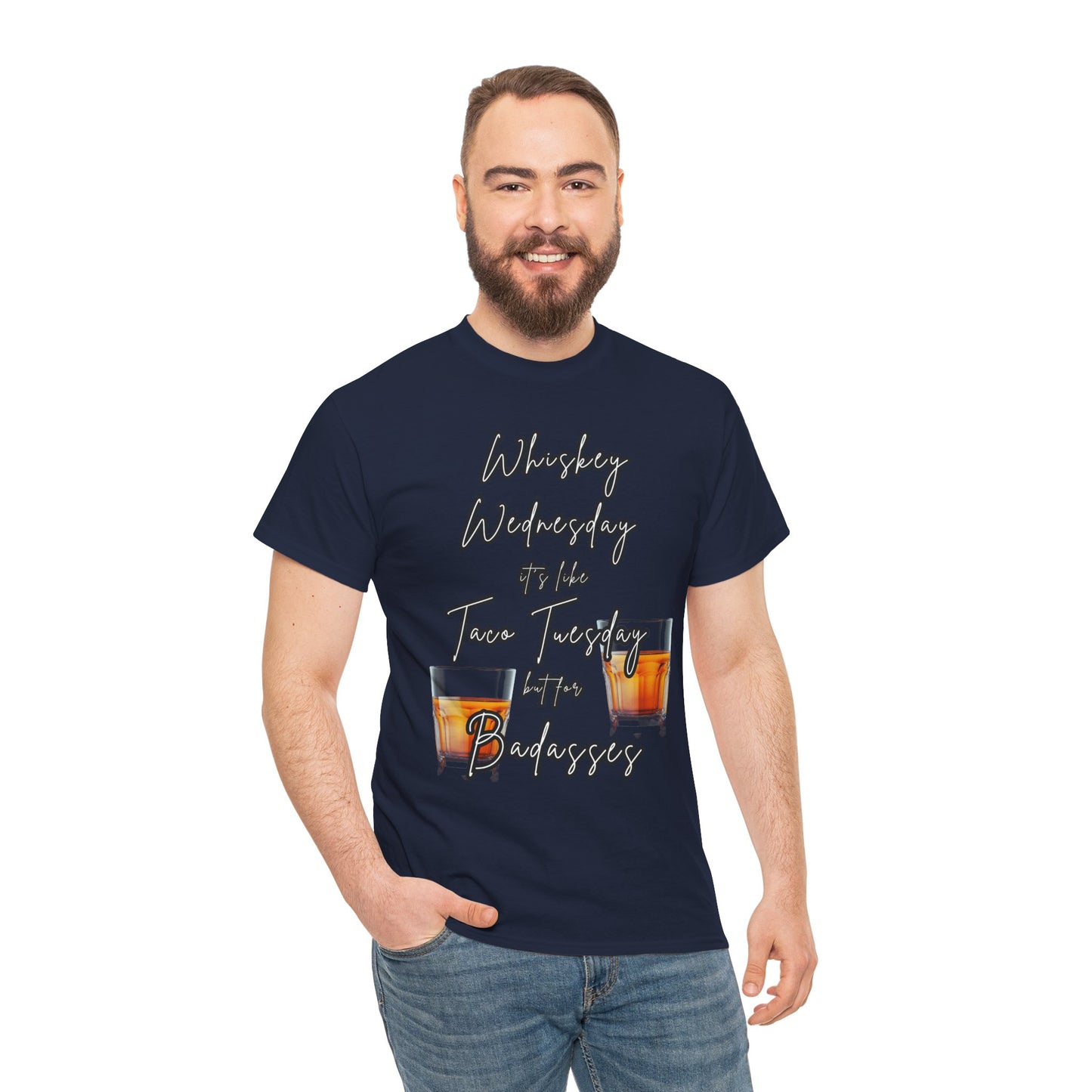 Whiskey Wednesday, Unisex Heavy Cotton Tee