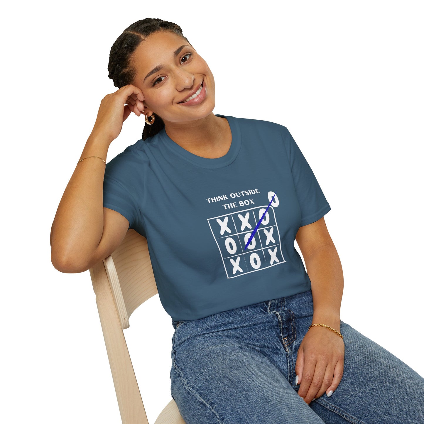 Think Outside the Box Unisex T-Shirt - Creative & Motivational Graphic Tee