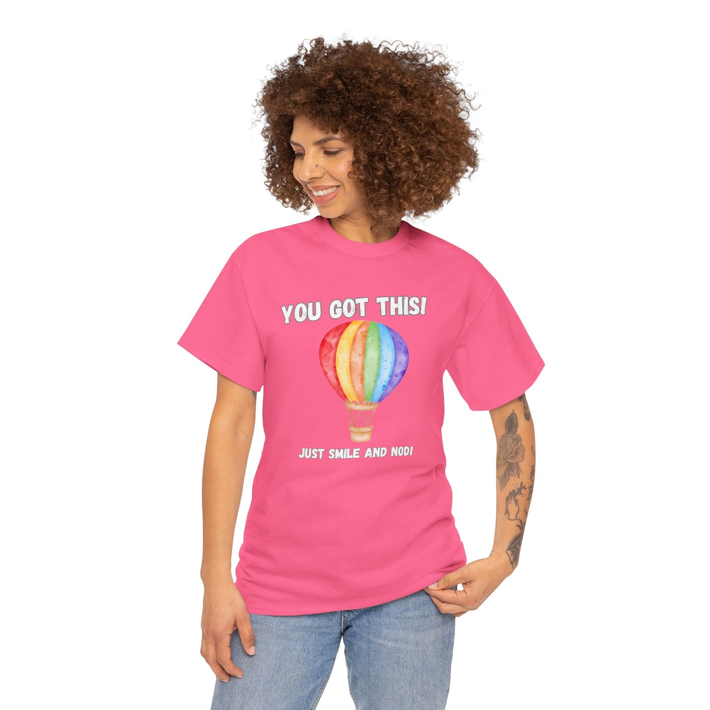 Inspirational Hot Air Balloon Tee - "You Got This!"