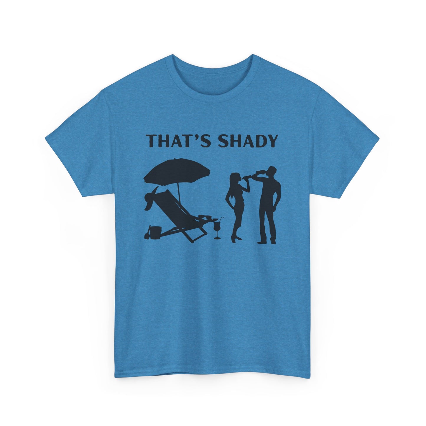 Funny Summer Tee, That's Shady Quote T-Shirt, Beach Dad Gift, Pool Party Outfits, Vacation Humor Tee, Unisex Cotton Shirt