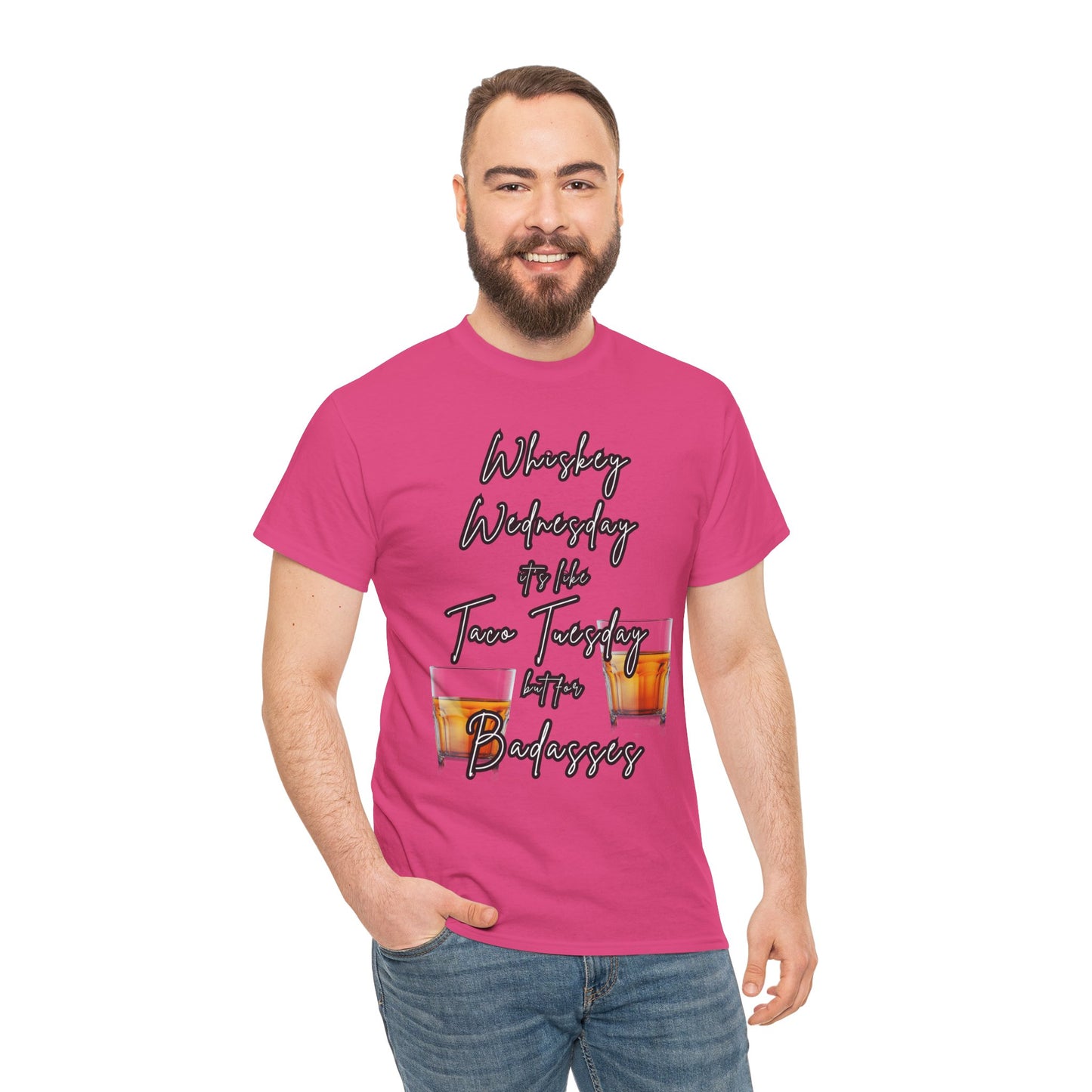 Whiskey Wednesday, Unisex Heavy Cotton Tee