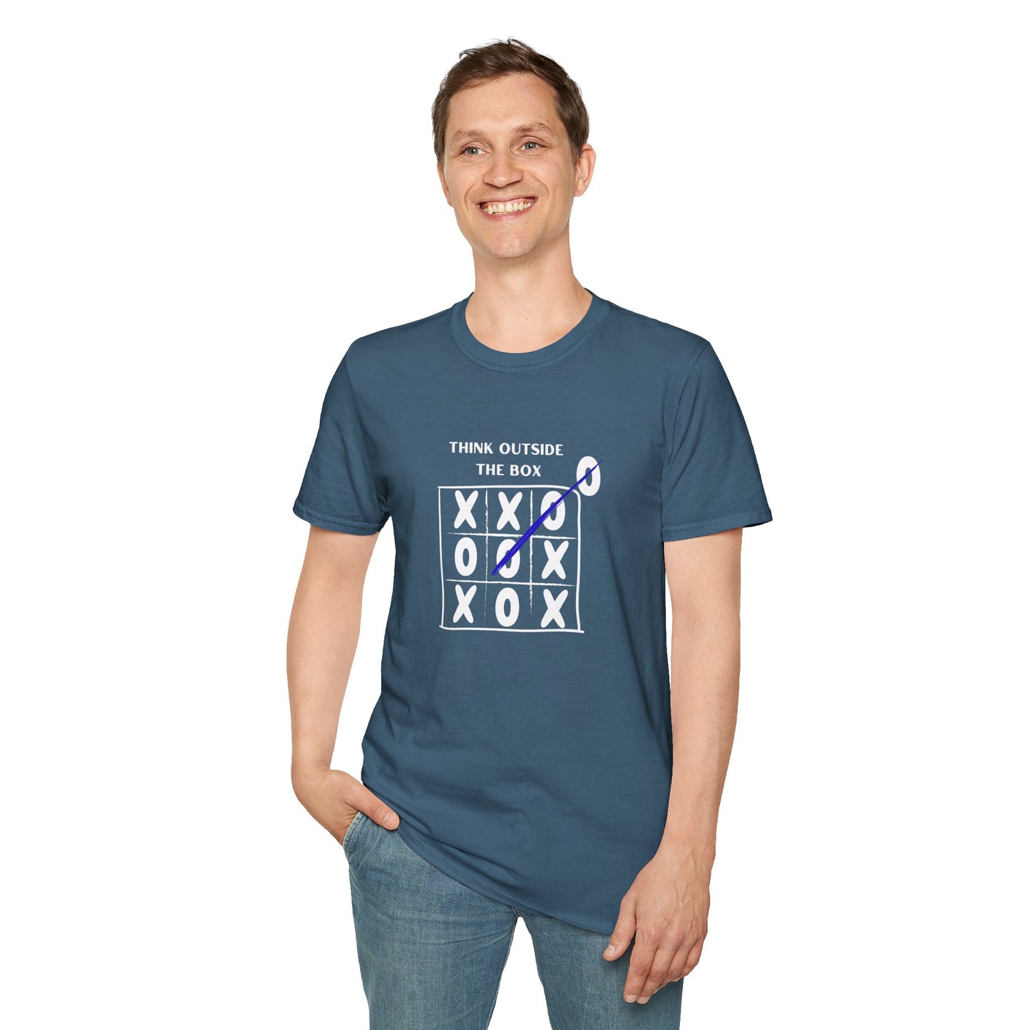 Think Outside the Box Unisex T-Shirt - Creative & Motivational Graphic Tee