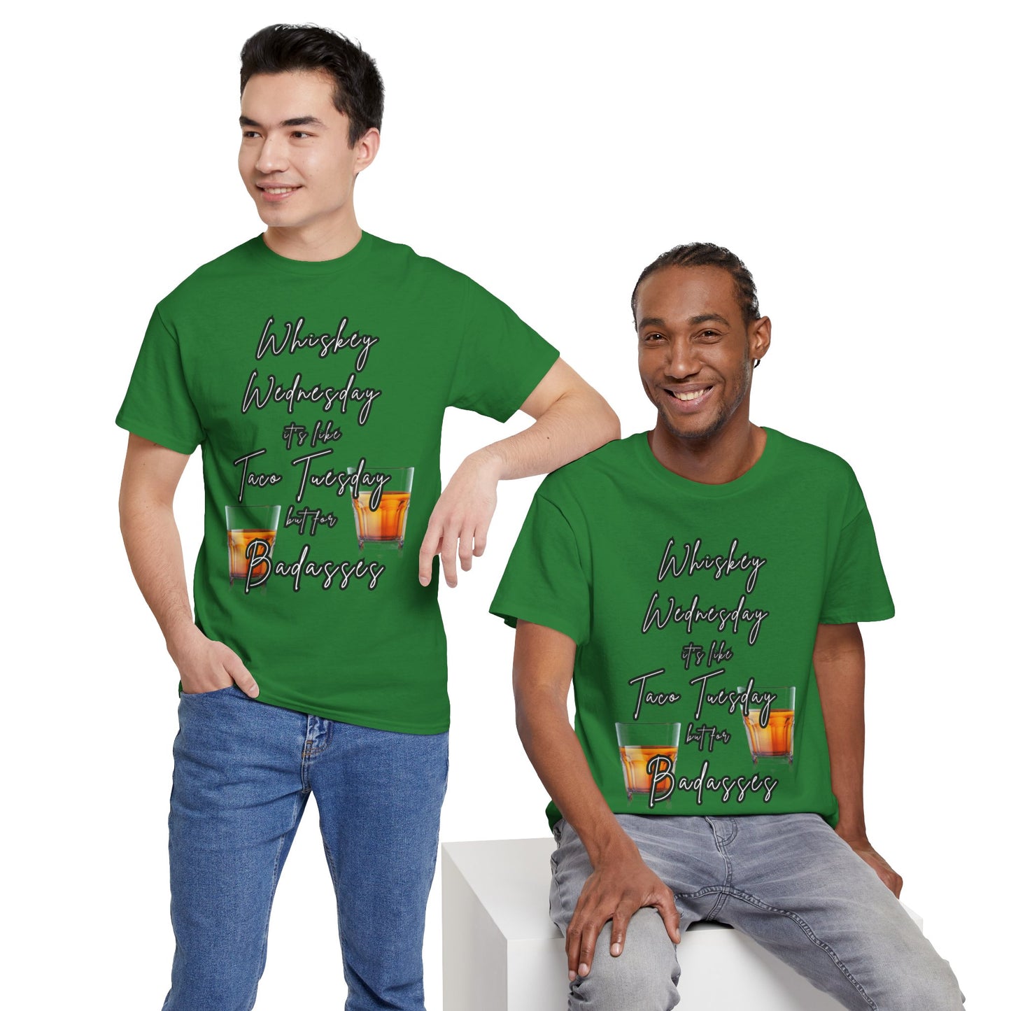 Whiskey Wednesday, Unisex Heavy Cotton Tee