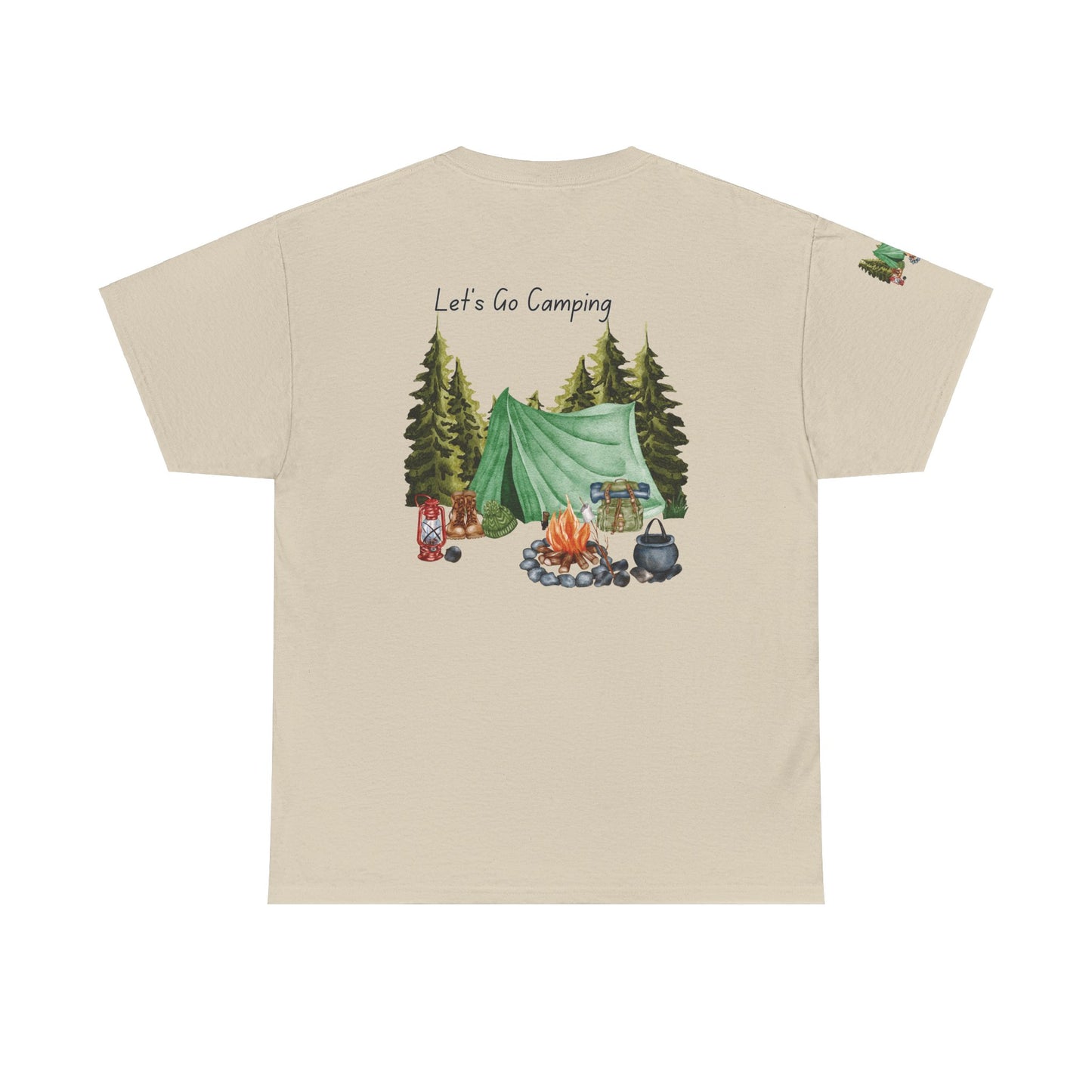 Fucking In Tents - Outdoor Adventure Camping Tee - Unisex Heavy Cotton Shirt with Nature Design