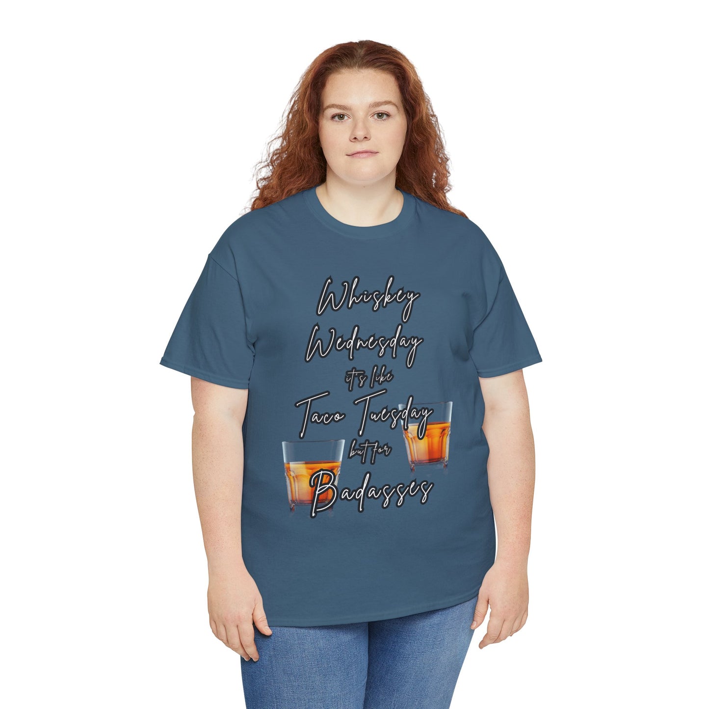 Whiskey Wednesday, Unisex Heavy Cotton Tee