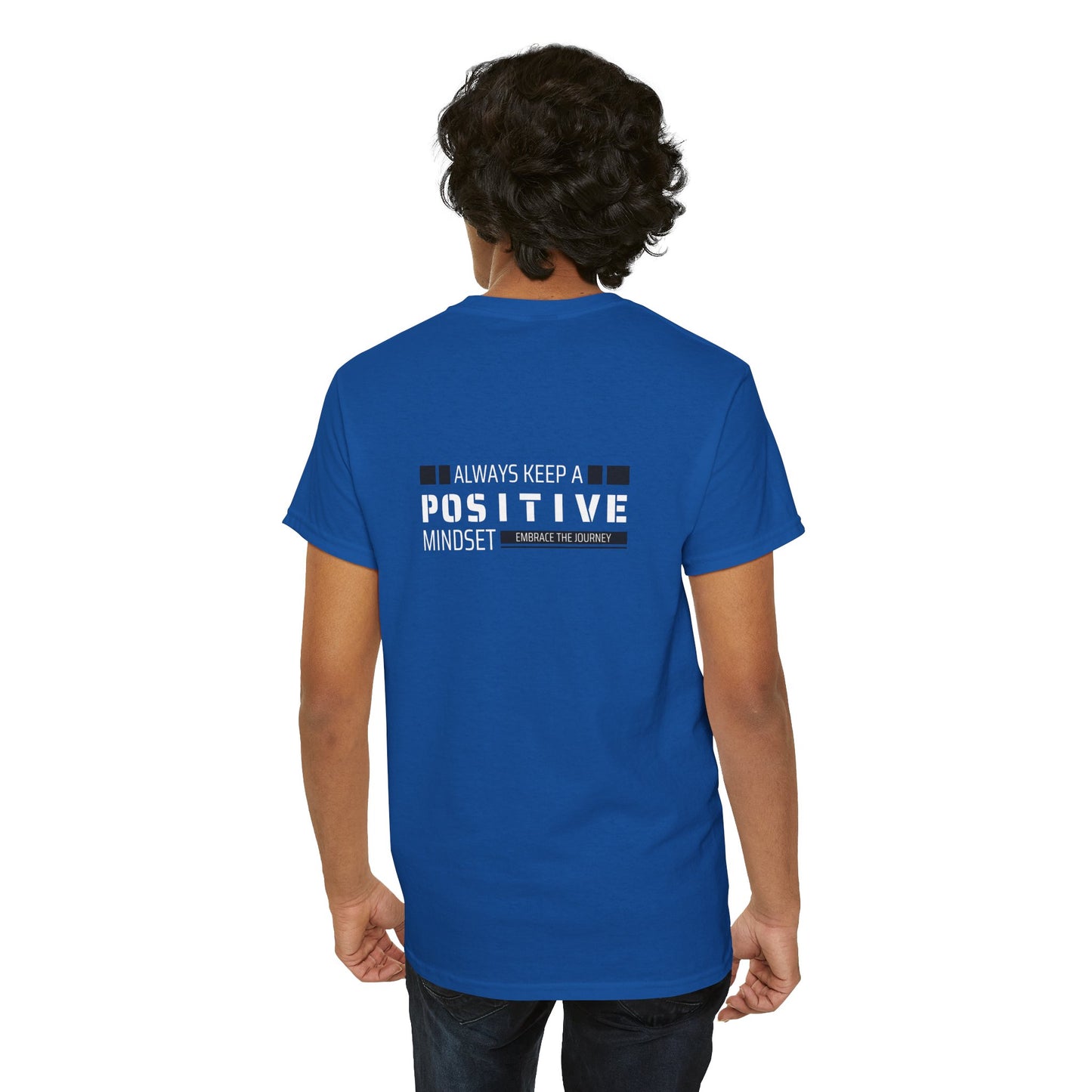 Positive Mindset Unisex Heavy Cotton Tee - Inspiring Daily Wear