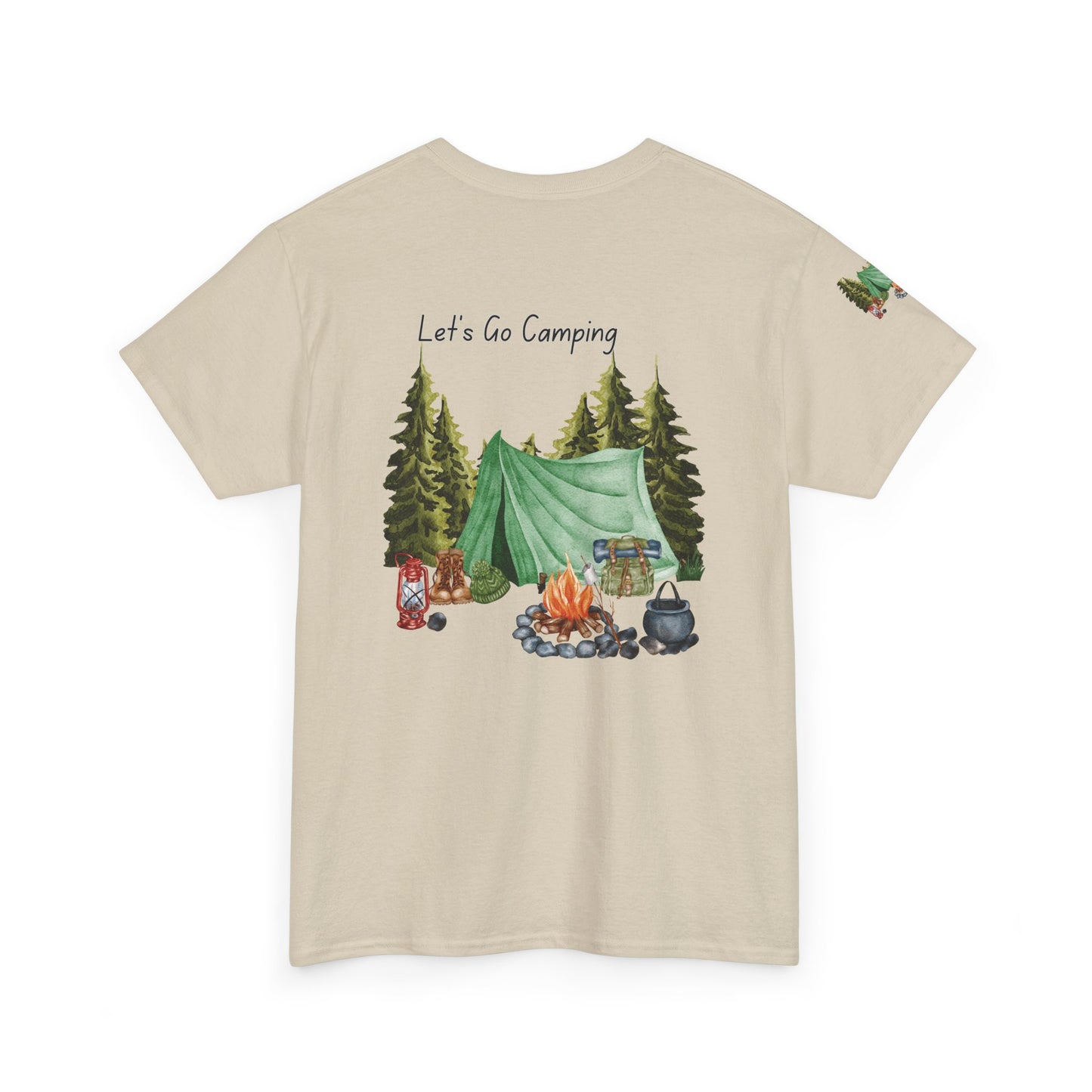 Fucking In Tents - Outdoor Adventure Camping Tee - Unisex Heavy Cotton Shirt with Nature Design