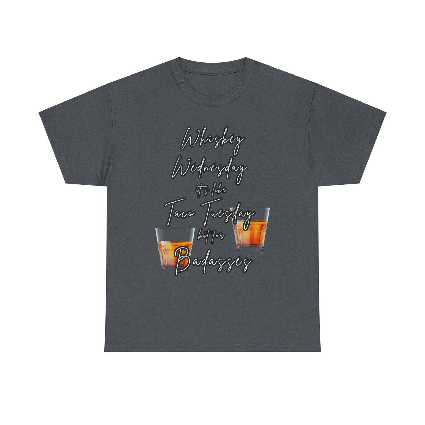 Whiskey Wednesday, Unisex Heavy Cotton Tee