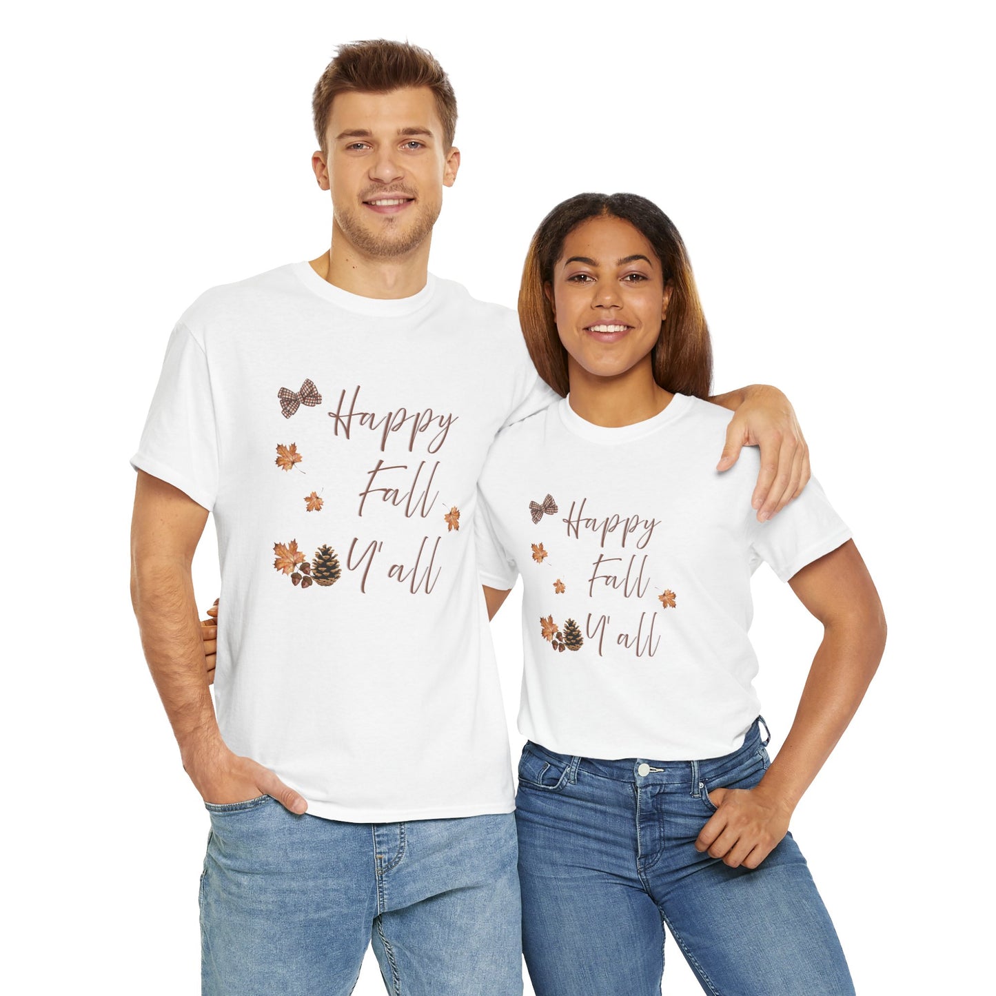 Happy Full Y'all Unisex Heavy Cozy Tee