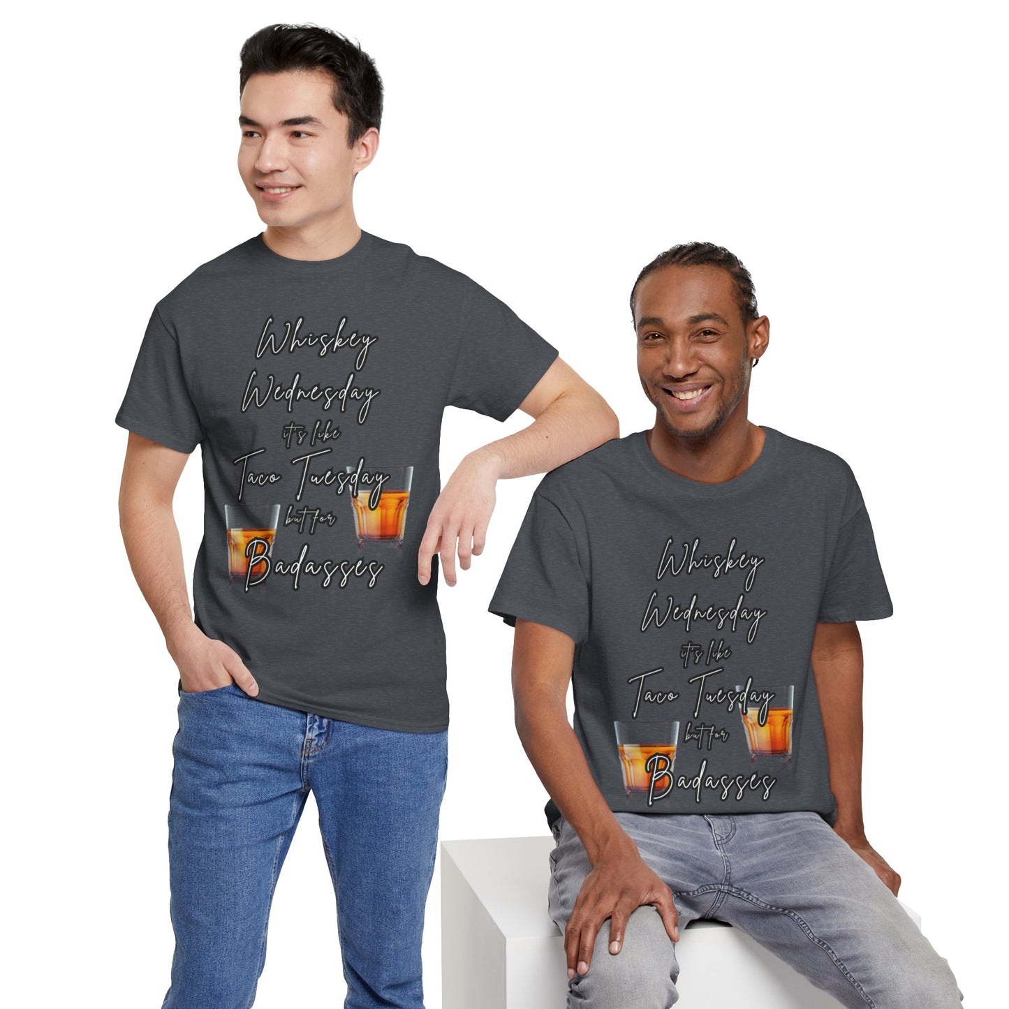 Whiskey Wednesday, Unisex Heavy Cotton Tee