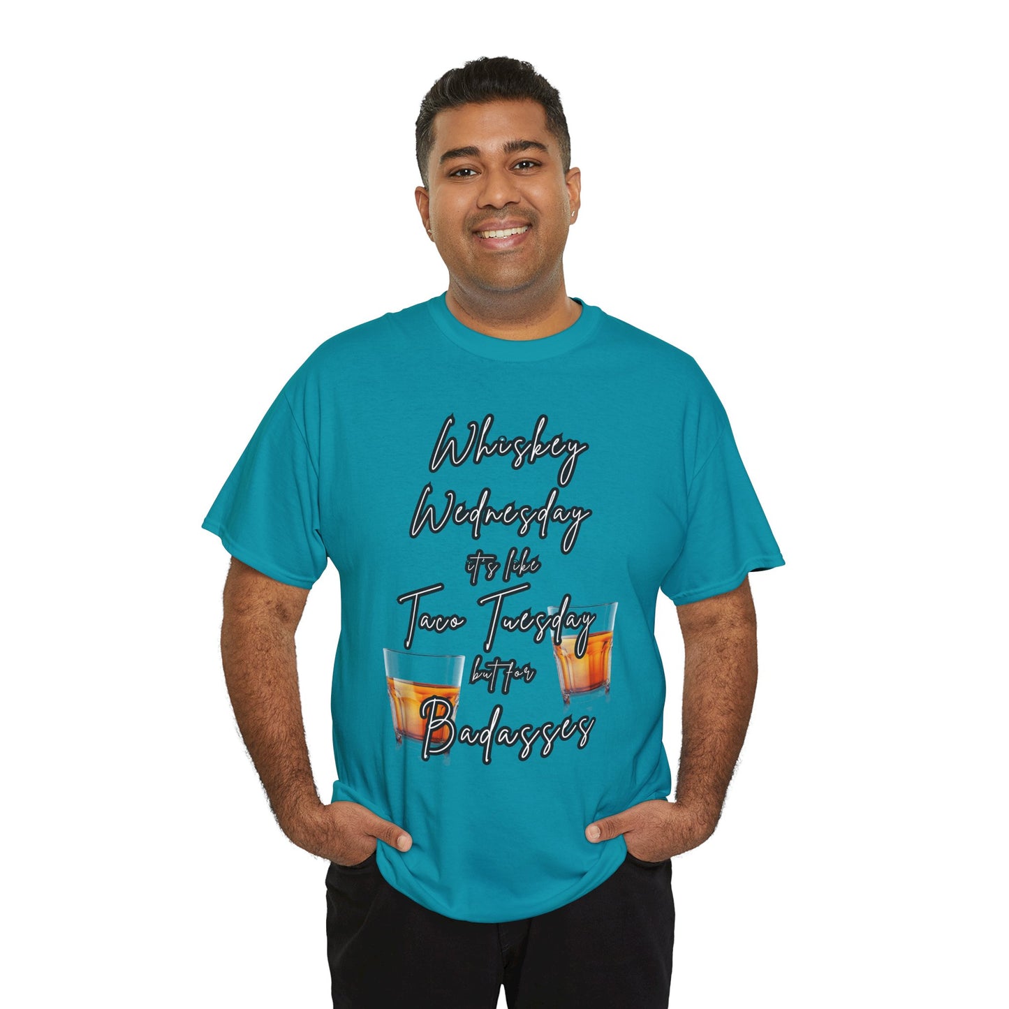Whiskey Wednesday, Unisex Heavy Cotton Tee