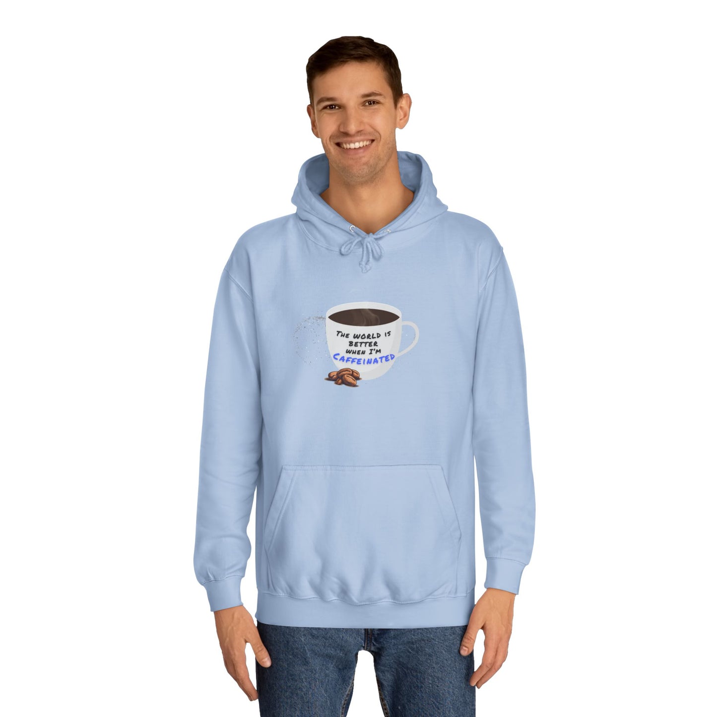 Caffeine Lover Hoodie - Unisex College Hoodie
