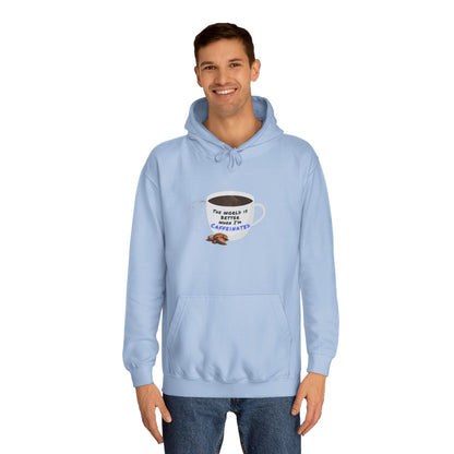Caffeine Lover Hoodie - Unisex College Hoodie