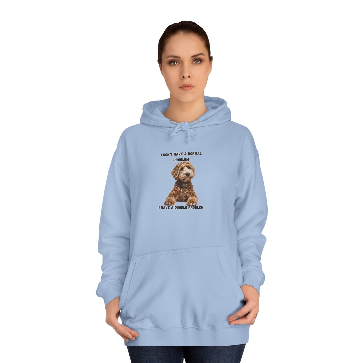 I have a Doodle Problem, Unisex College Hoodie