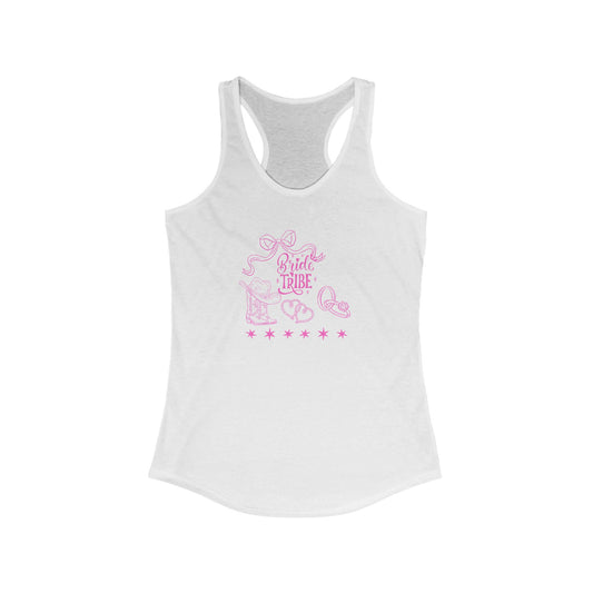 Bridal Party Racerback Tank, Bride Tribe Tank Top, Wedding Party Apparel, Bachelorette Gift, Summer Fitness Top